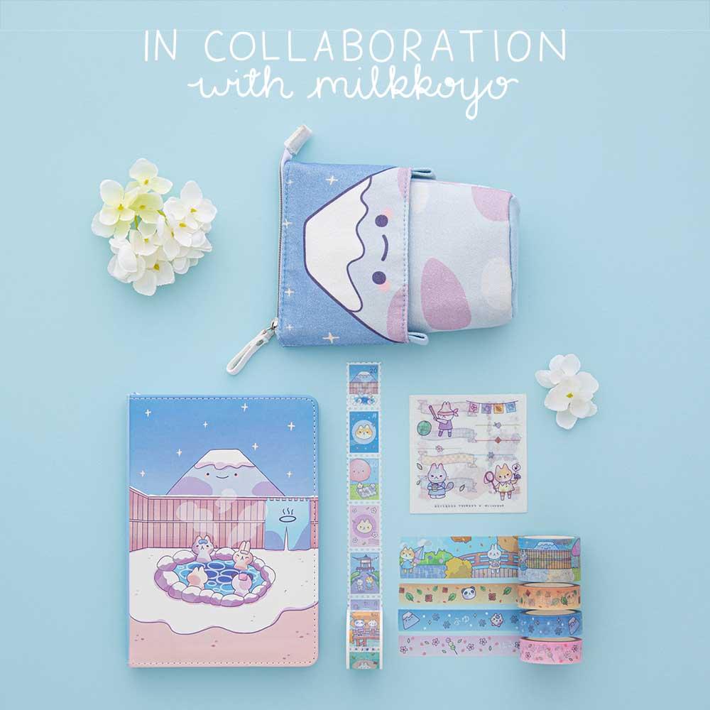 Tsuki ‘Four seasons’ Fuji Pop-Up Pencil Case ☾ @milkkoyo x NotebookTherapy - Image 11