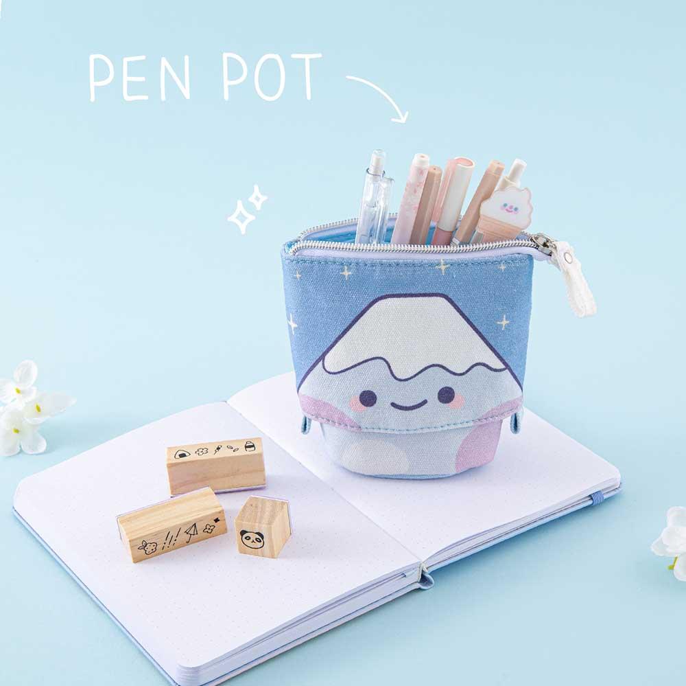 Tsuki ‘Four seasons’ Fuji Pop-Up Pencil Case ☾ @milkkoyo x NotebookTherapy - Image 3