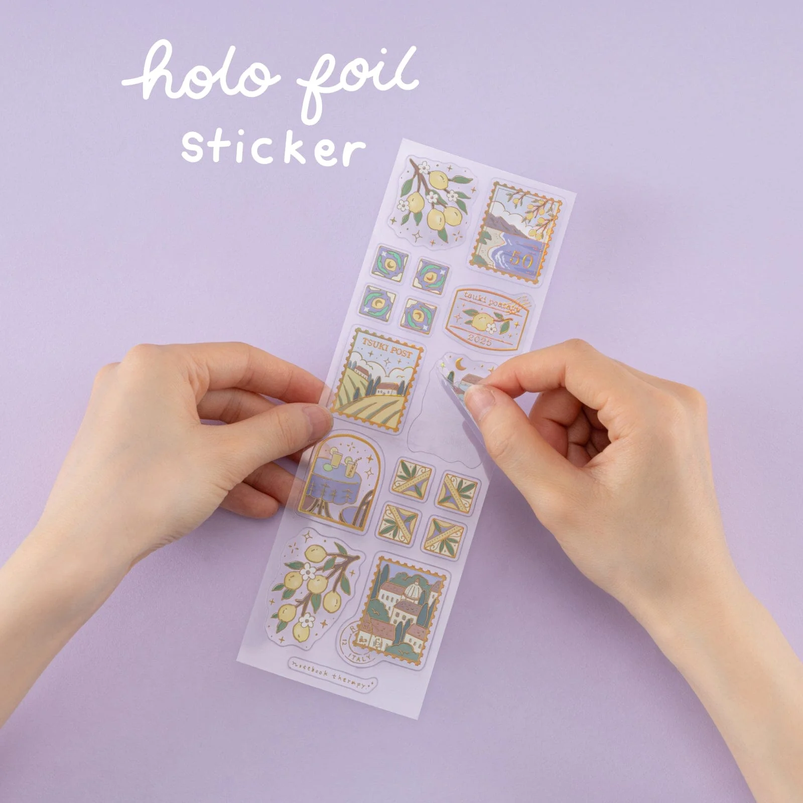 Tsuki Four Seasons: Summer Collector’s Edition 2025 3D Holographic Sticker Set ☾ - Image 4