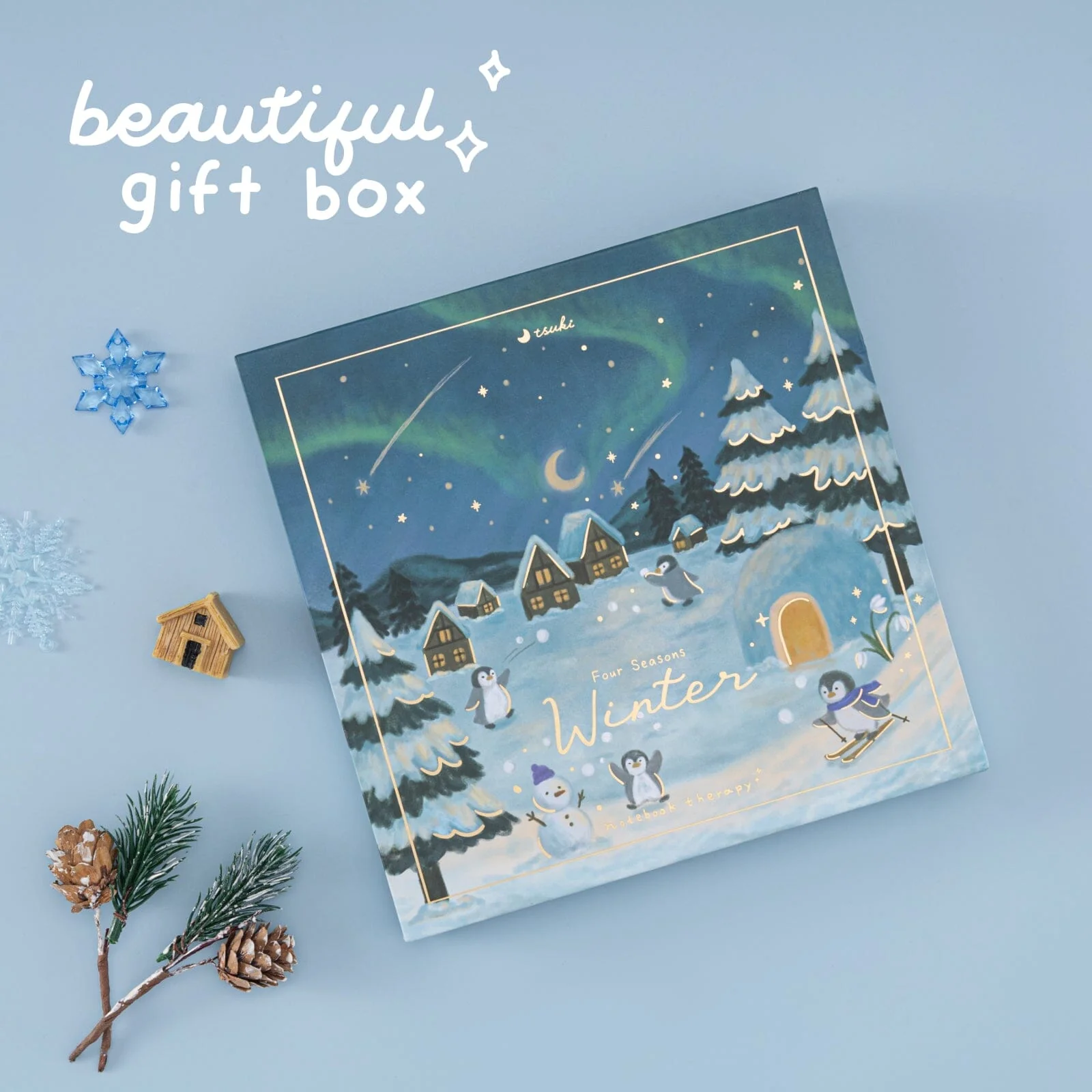 Tsuki Four Seasons: Winter Collector’s Edition 2025 Square Bullet Journal ☾ - Image 4