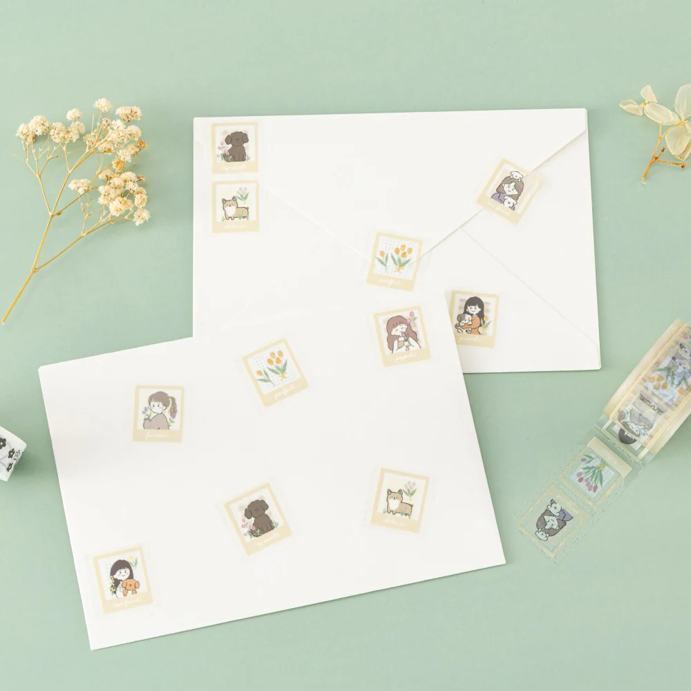 Tsuki ‘Happy Day’ Washi Tape Set by Notebook Therapy x Peppoko ☾ - Image 11