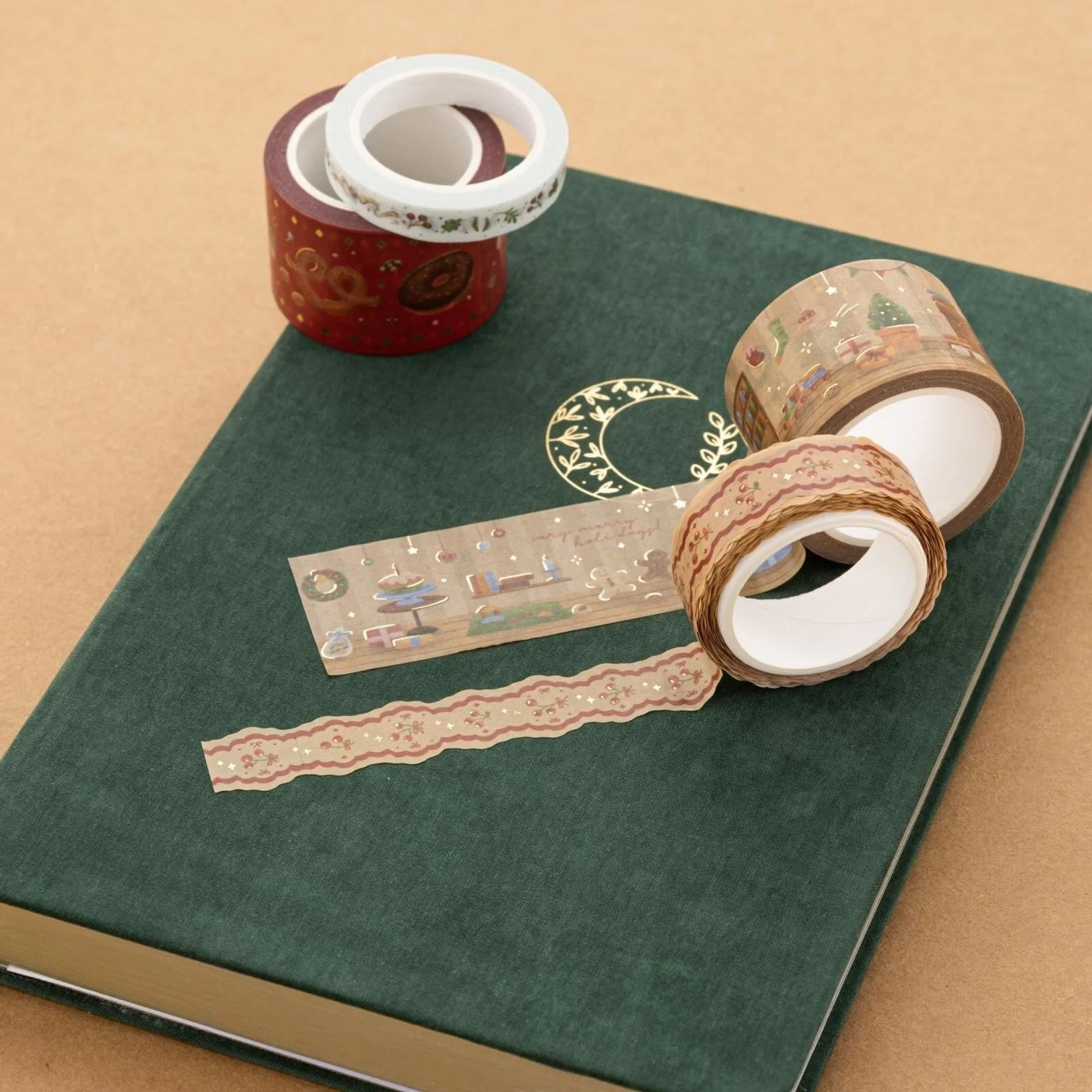 Tsuki Holiday Christmas Washi Tape Set ☾ - Image 10