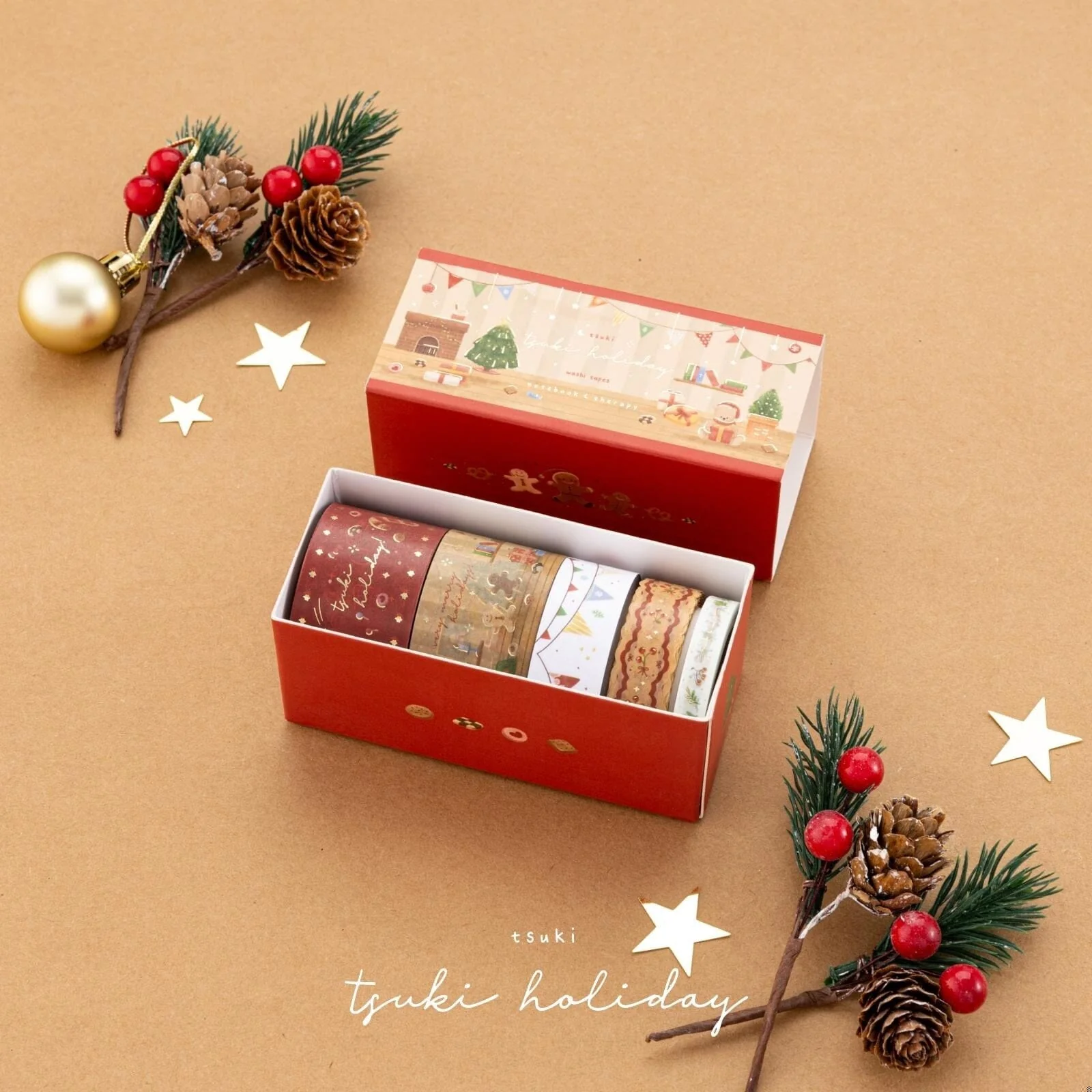 Tsuki Holiday Christmas Washi Tape Set ☾ - Image 13