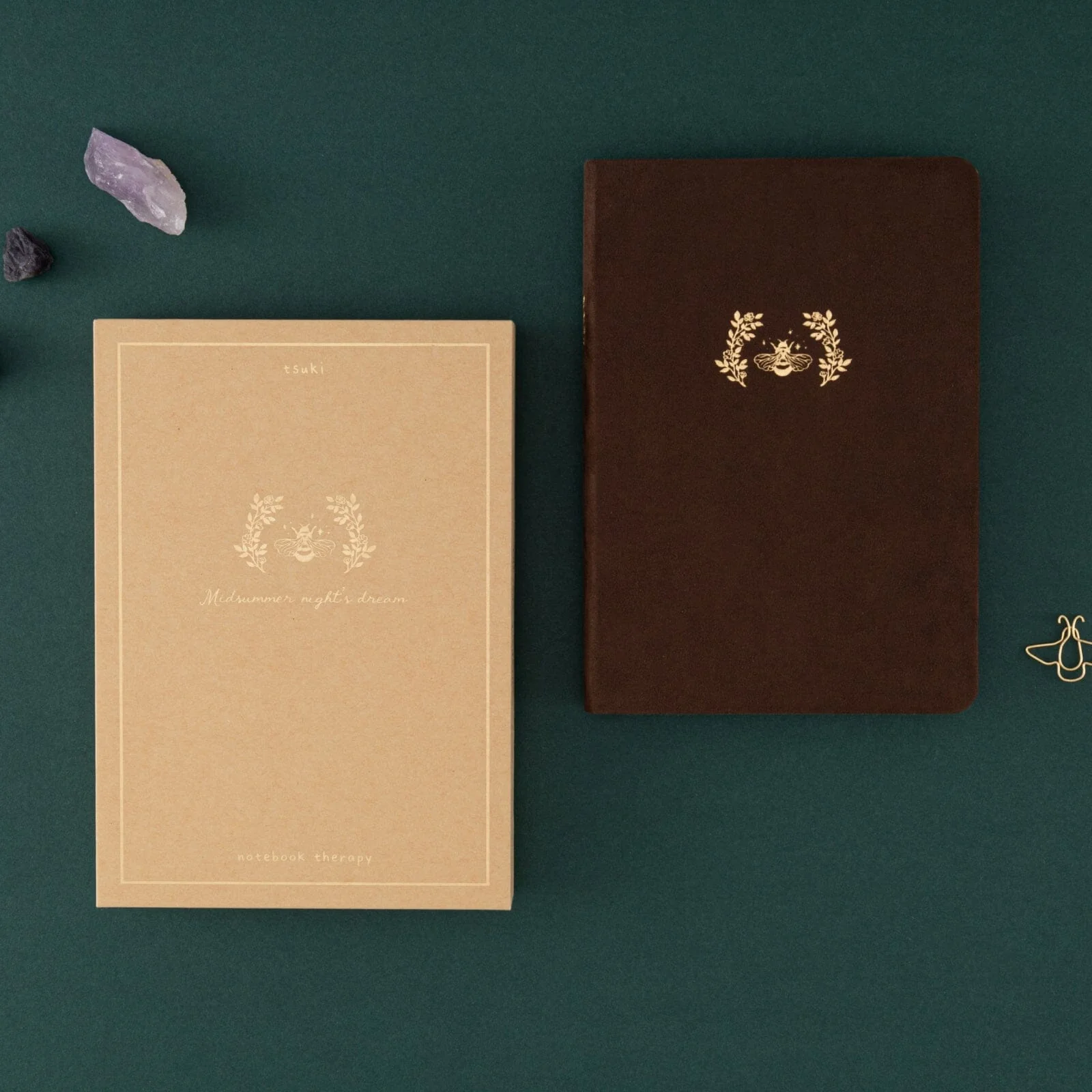 Tsuki ‘Honey Bee’ Kraft Paper Limited Edition Bullet Journal ☾ - Image 11