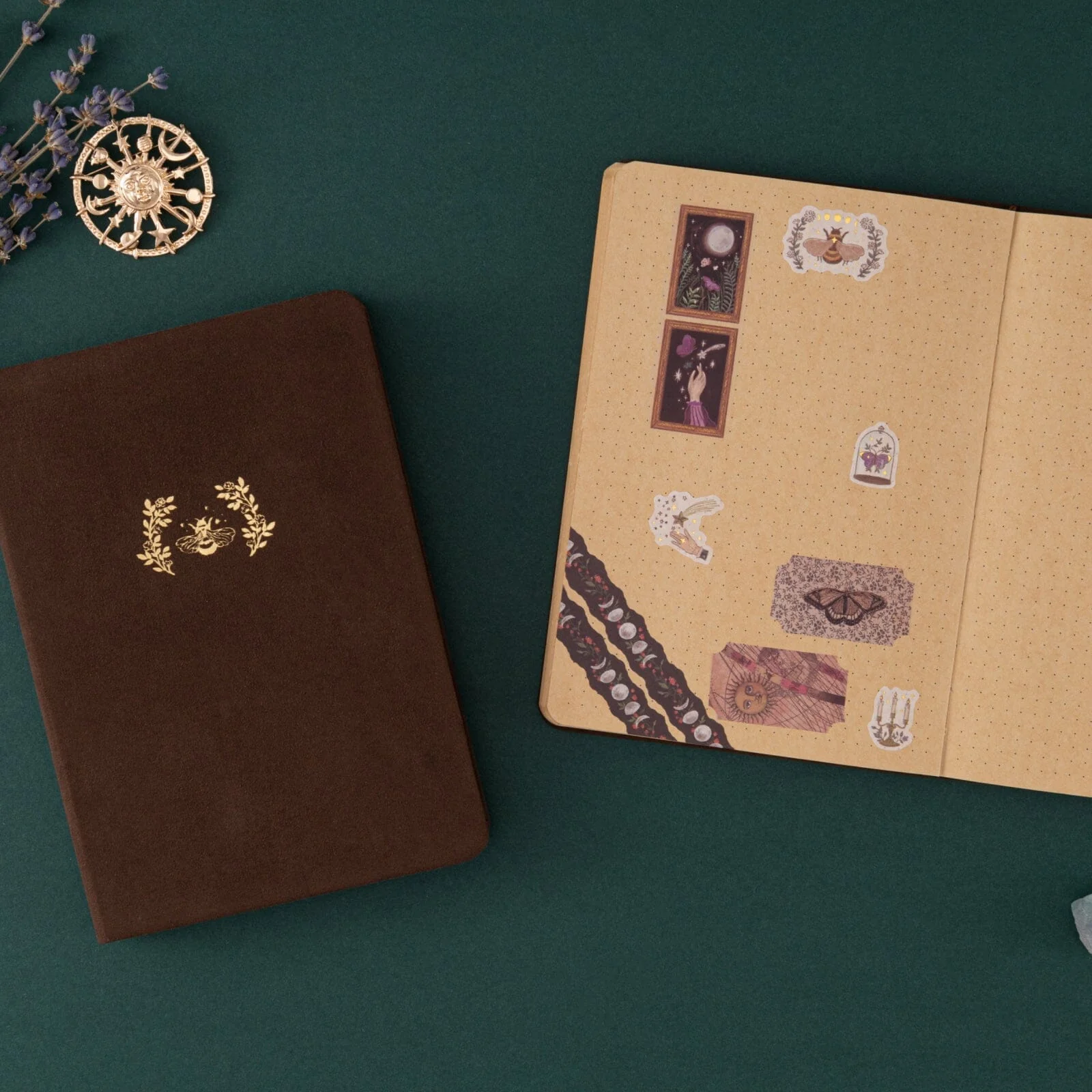 Tsuki ‘Honey Bee’ Kraft Paper Limited Edition Bullet Journal ☾ - Image 3