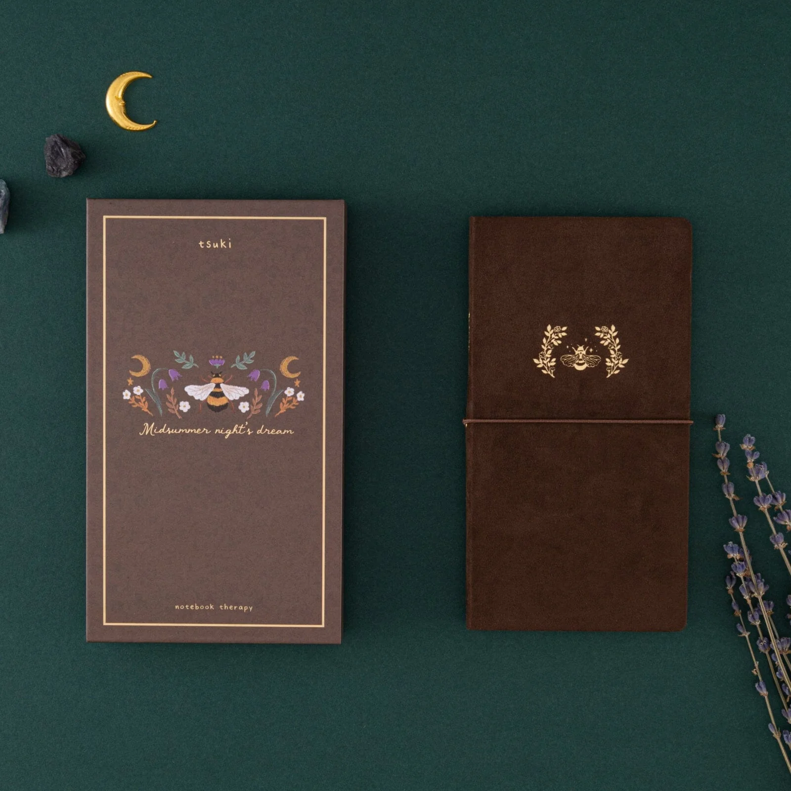 Tsuki ‘Honey Bee’ Luxury Travel Notebook ☾ - Image 5