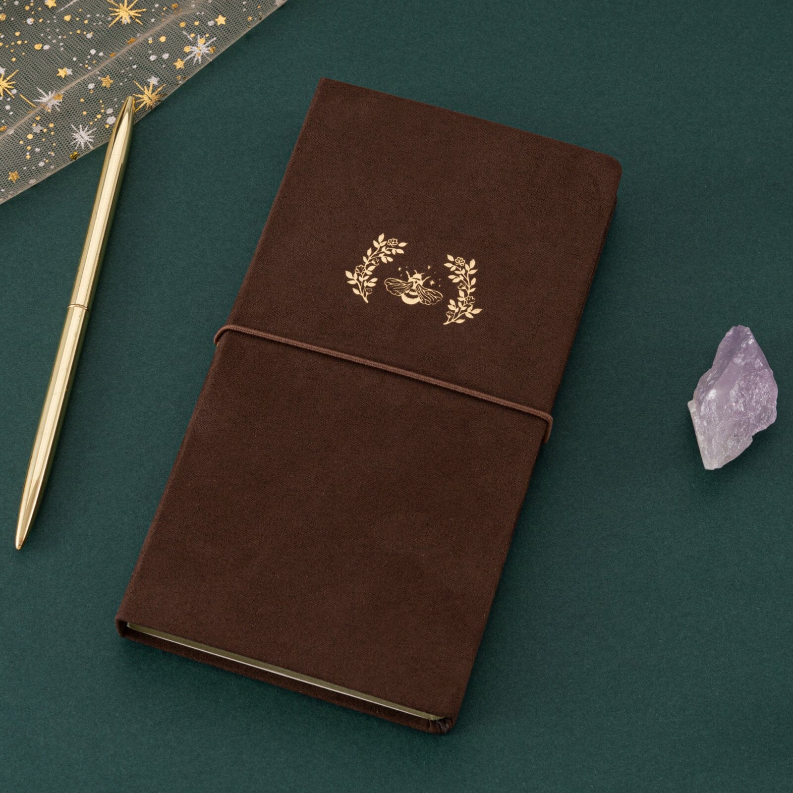 Tsuki ‘Honey Bee’ Luxury Travel Notebook ☾ - Image 8