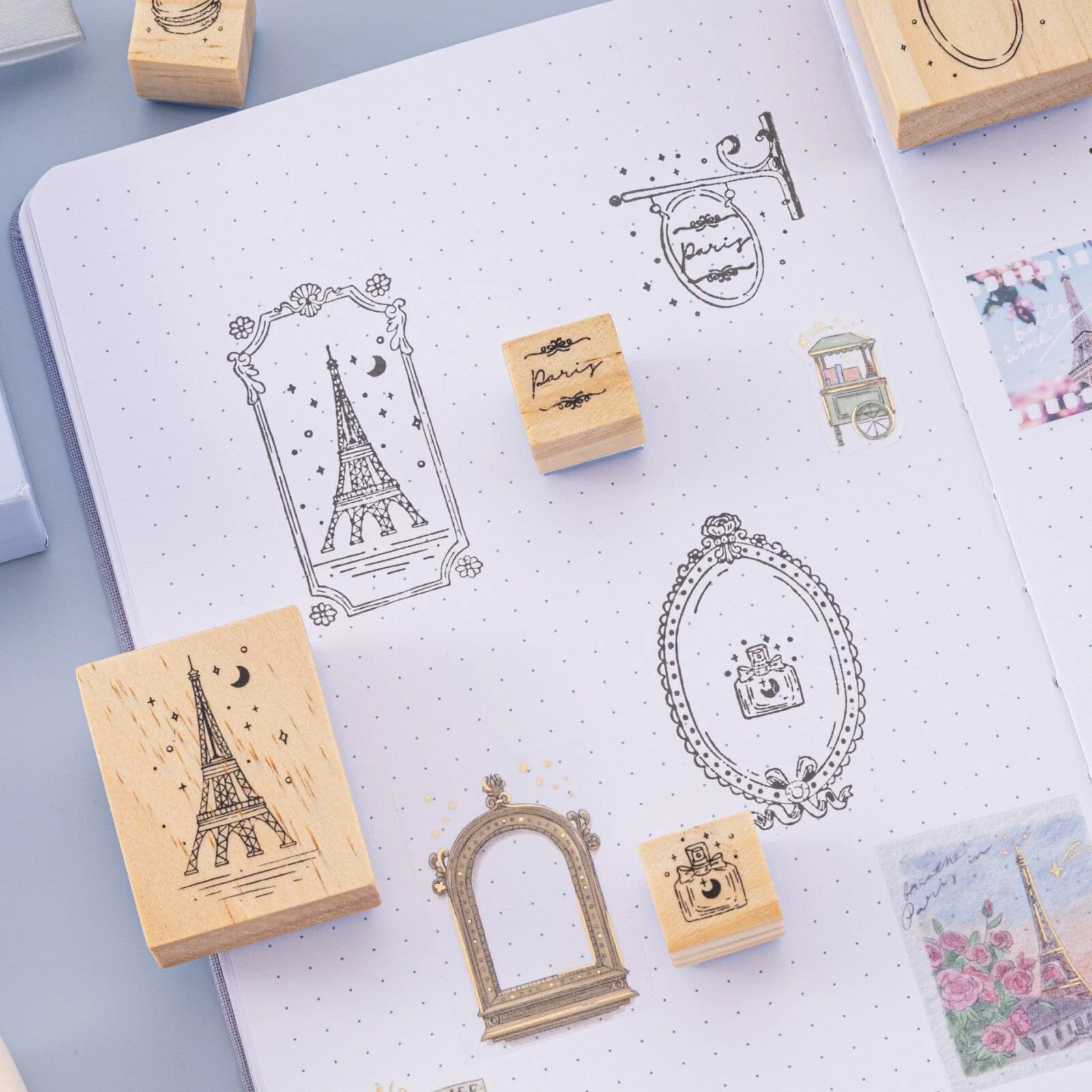 Tsuki ‘Journée à Paris’ Bullet Journal Stamp Set ☾ - Image 13