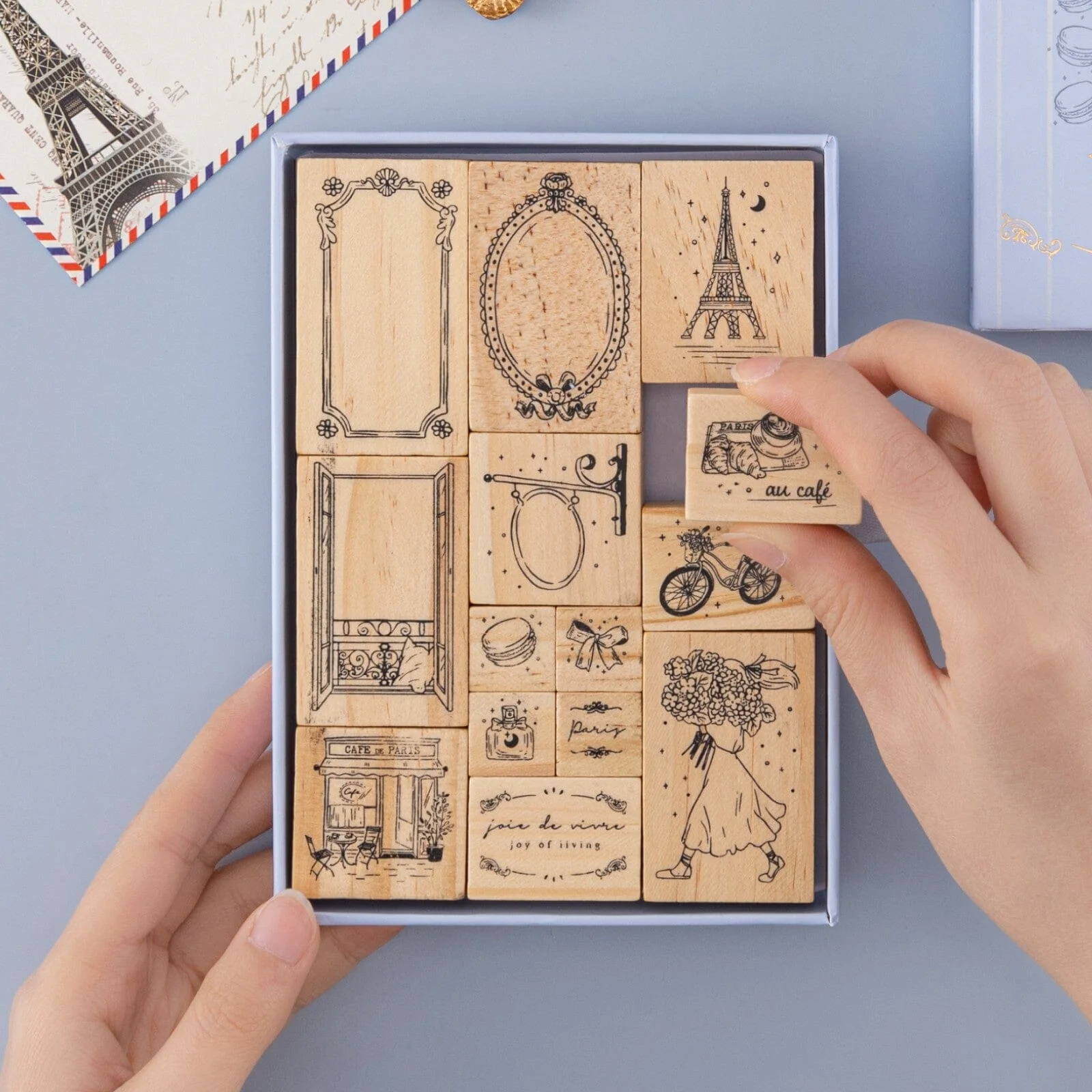 Tsuki ‘Journée à Paris’ Bullet Journal Stamp Set ☾ - Image 3