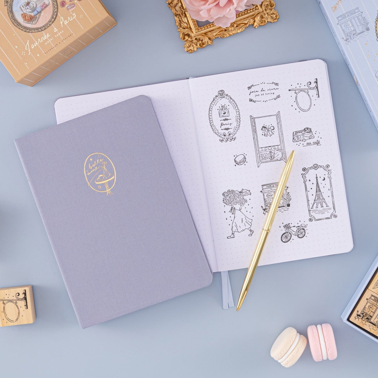 Tsuki ‘Journée à Paris’ Bullet Journal Stamp Set ☾ - Image 6