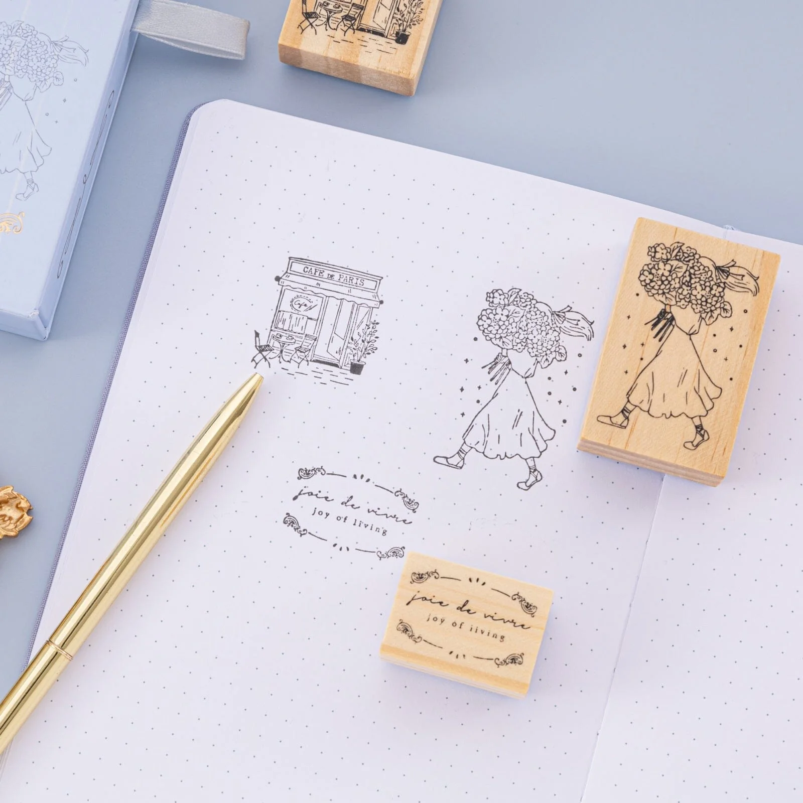 Tsuki ‘Journée à Paris’ Bullet Journal Stamp Set ☾ - Image 7