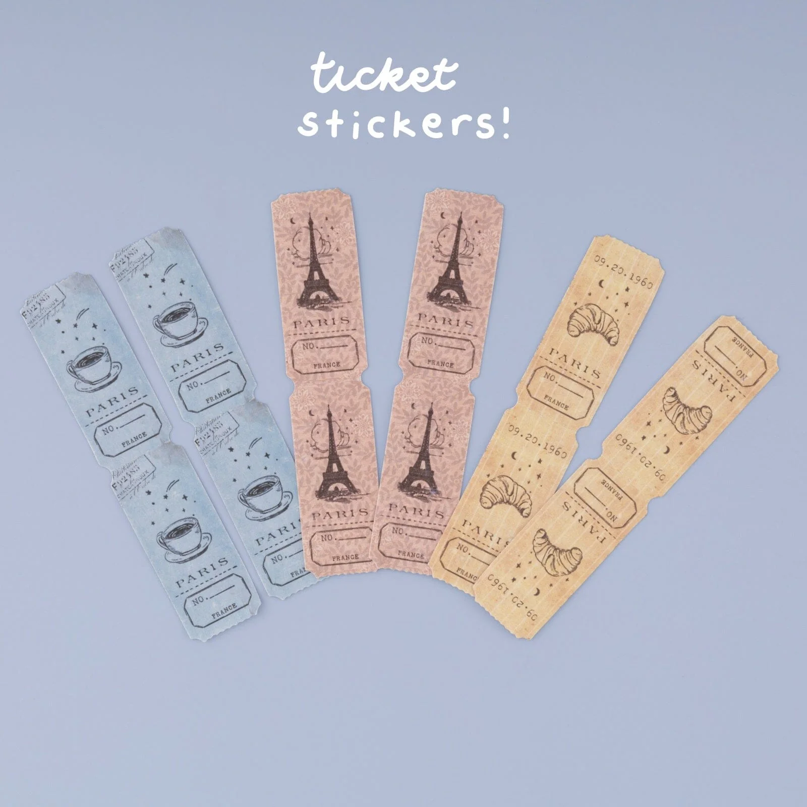 Tsuki ‘Journée à Paris’ Scrapbook Sticker Set ☾ - Image 10