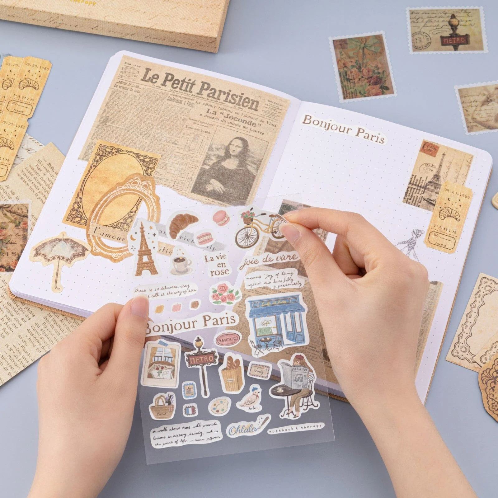 Tsuki ‘Journée à Paris’ Scrapbook Sticker Set ☾ - Image 13