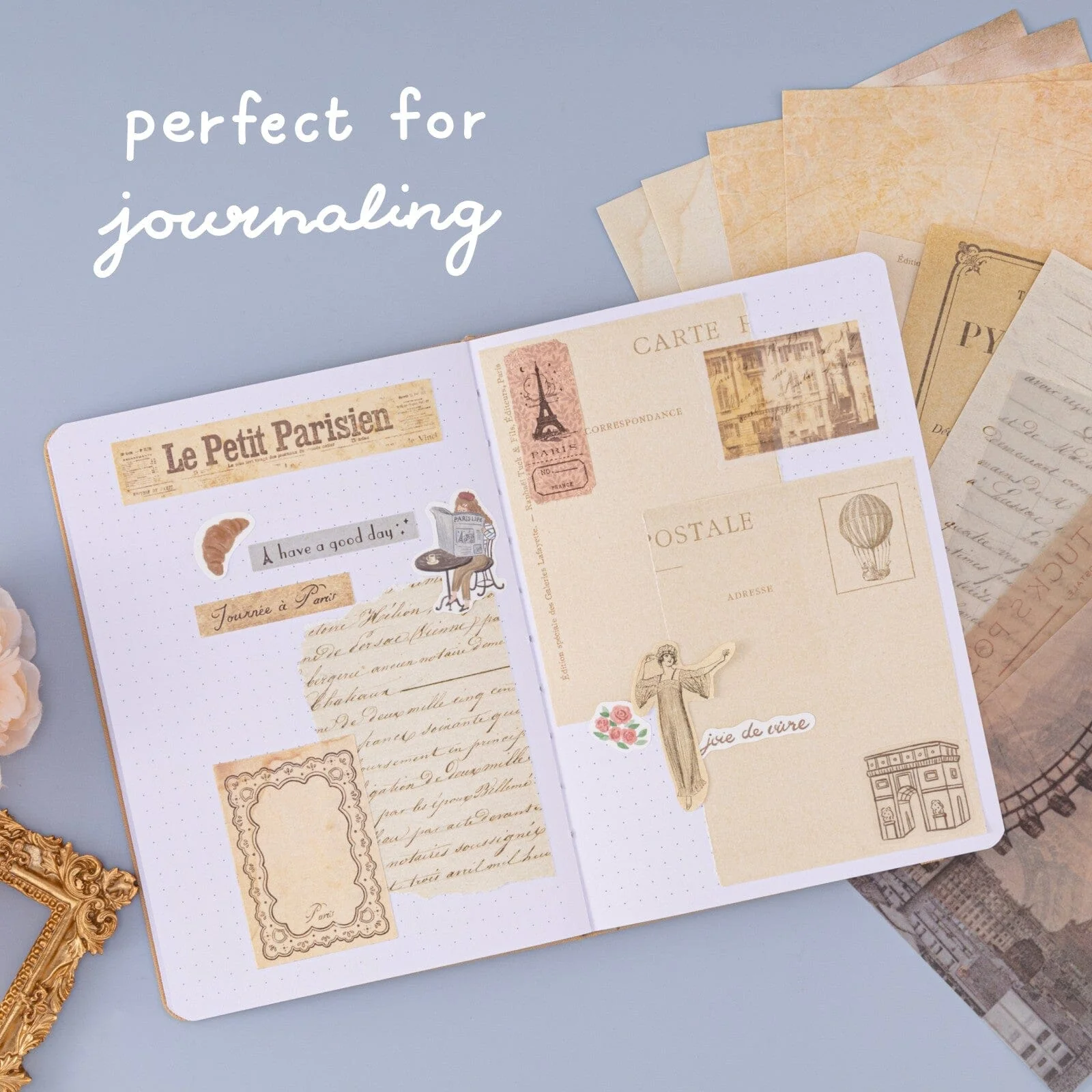 Tsuki ‘Journée à Paris’ Scrapbook Sticker Set ☾ - Image 3