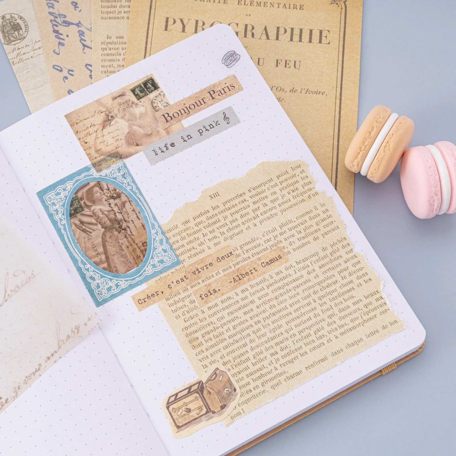 Tsuki ‘Journée à Paris’ Scrapbook Sticker Set ☾ - Image 9