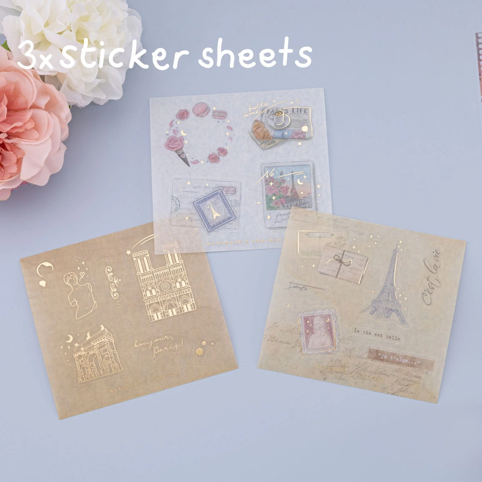 Tsuki ‘Journée à Paris’ Washi Tape Set ☾ - Image 15