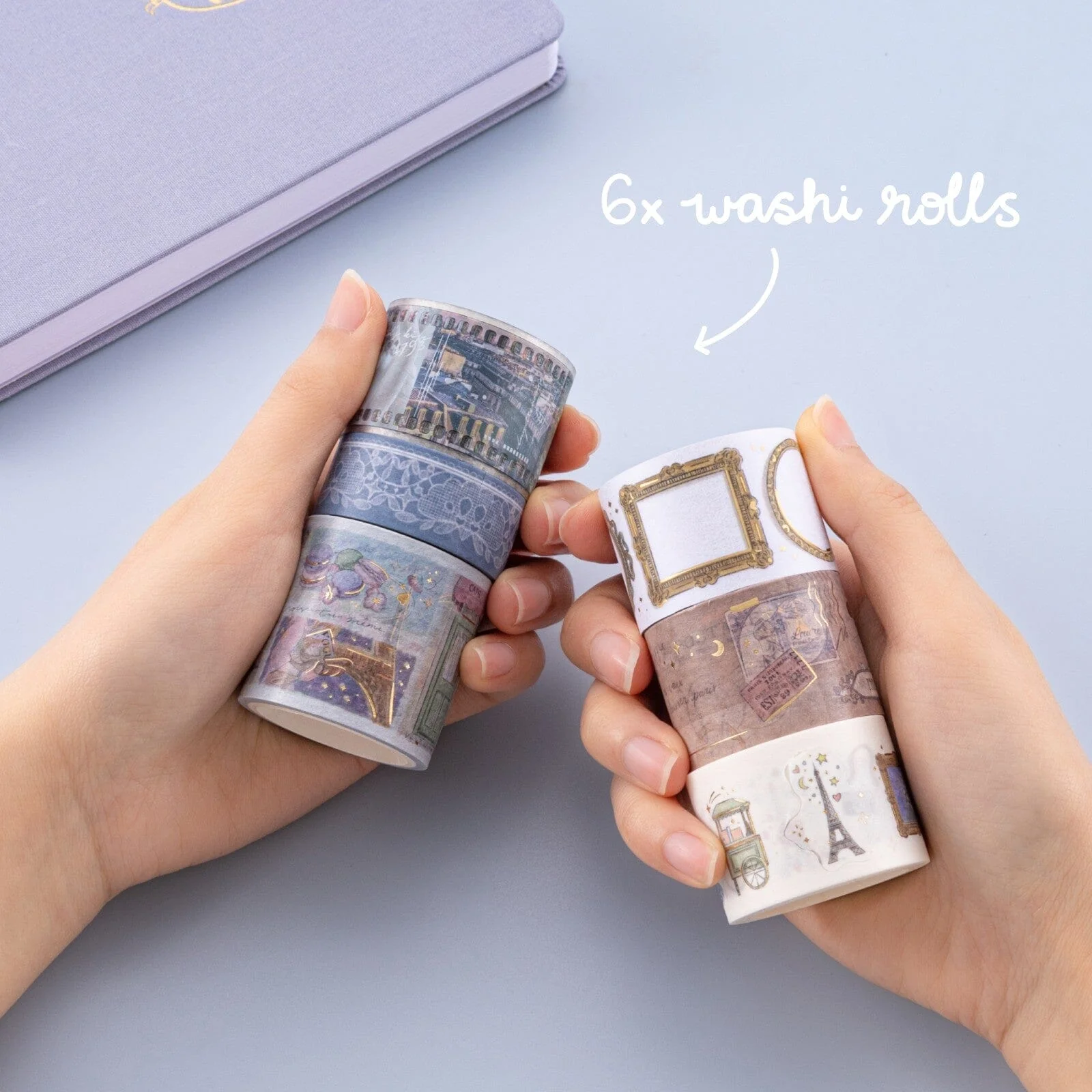 Tsuki ‘Journée à Paris’ Washi Tape Set ☾ - Image 4