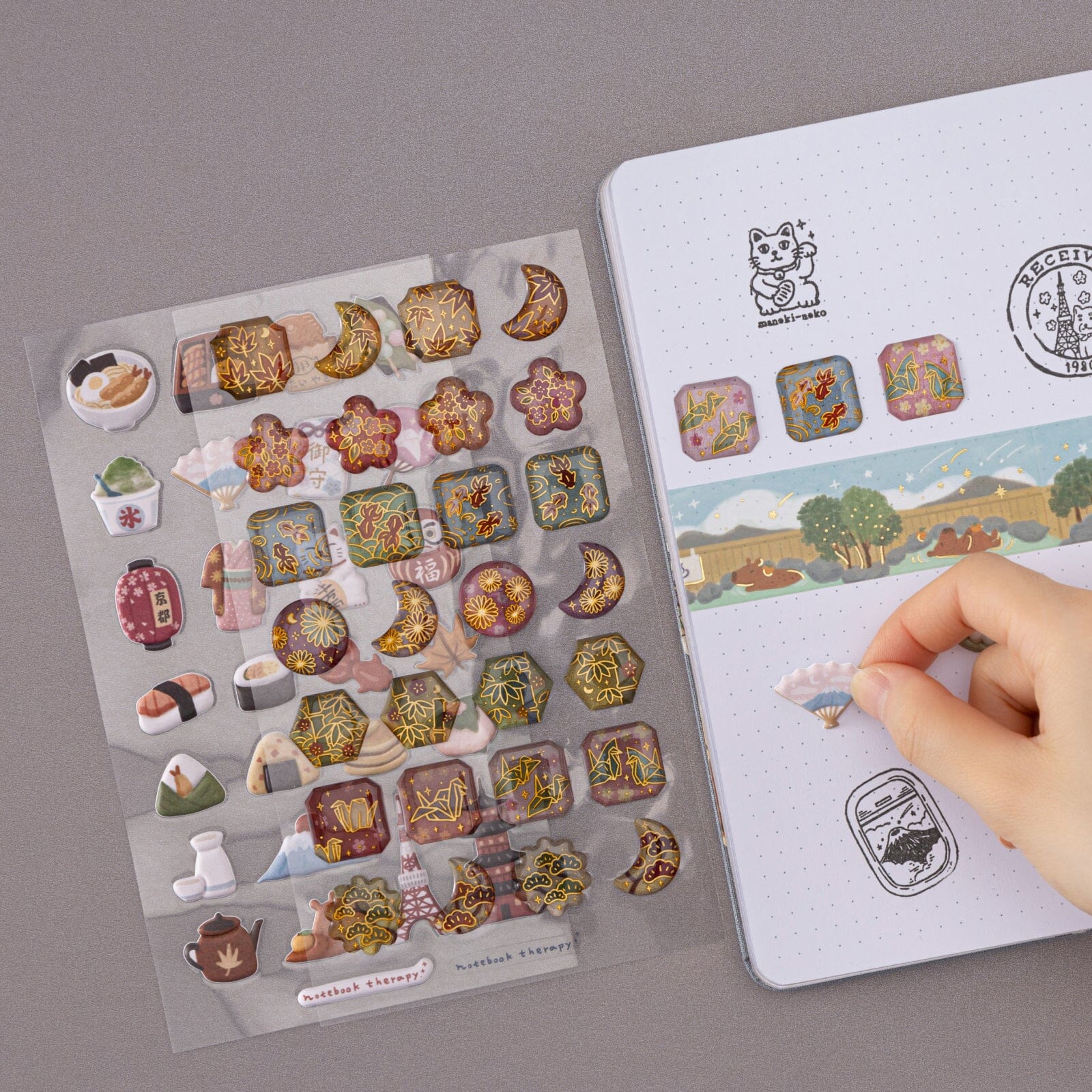 Tsuki ‘Journey in Japan’ 3D Sticker Set ☾ - Image 3