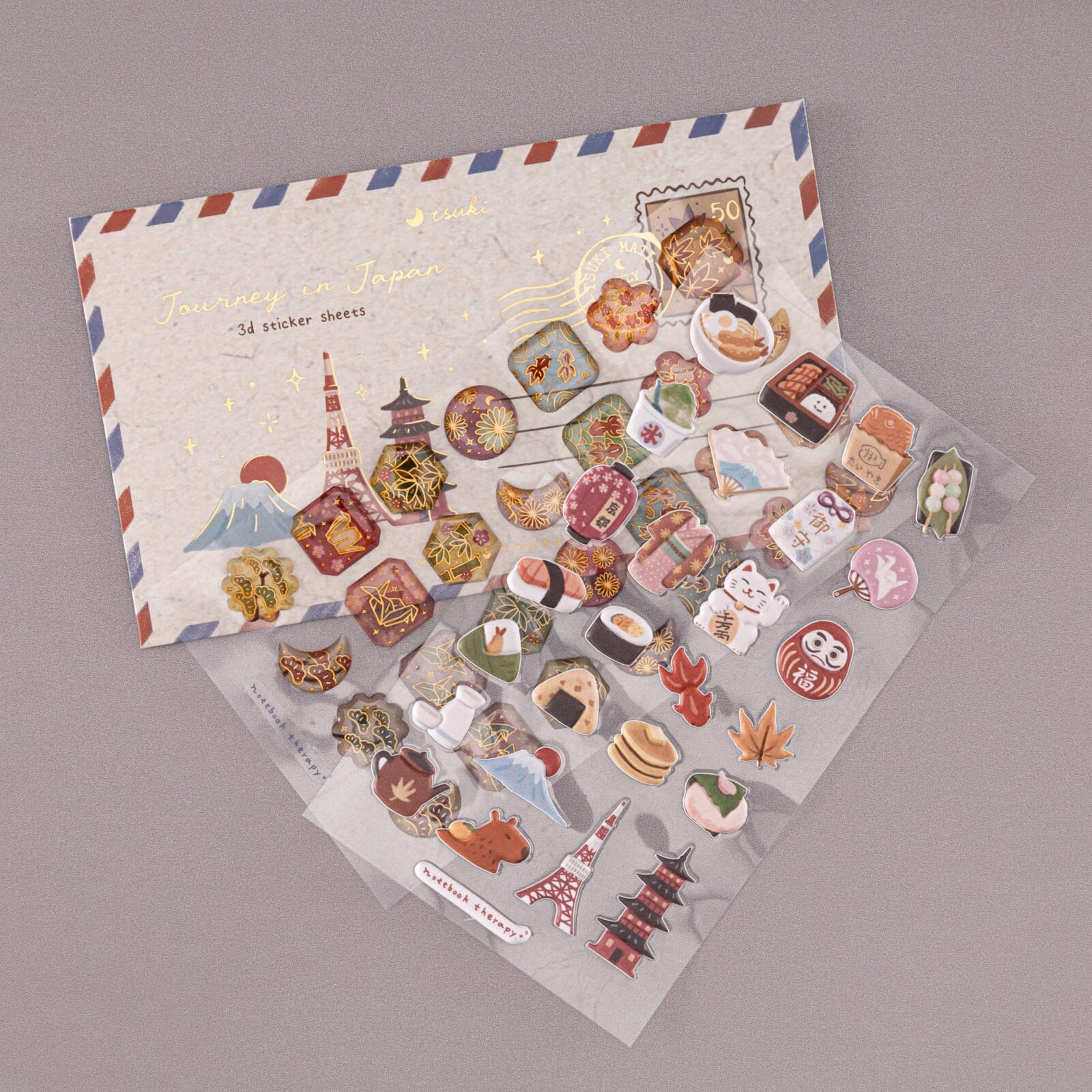 Tsuki ‘Journey in Japan’ 3D Sticker Set ☾ - Image 7
