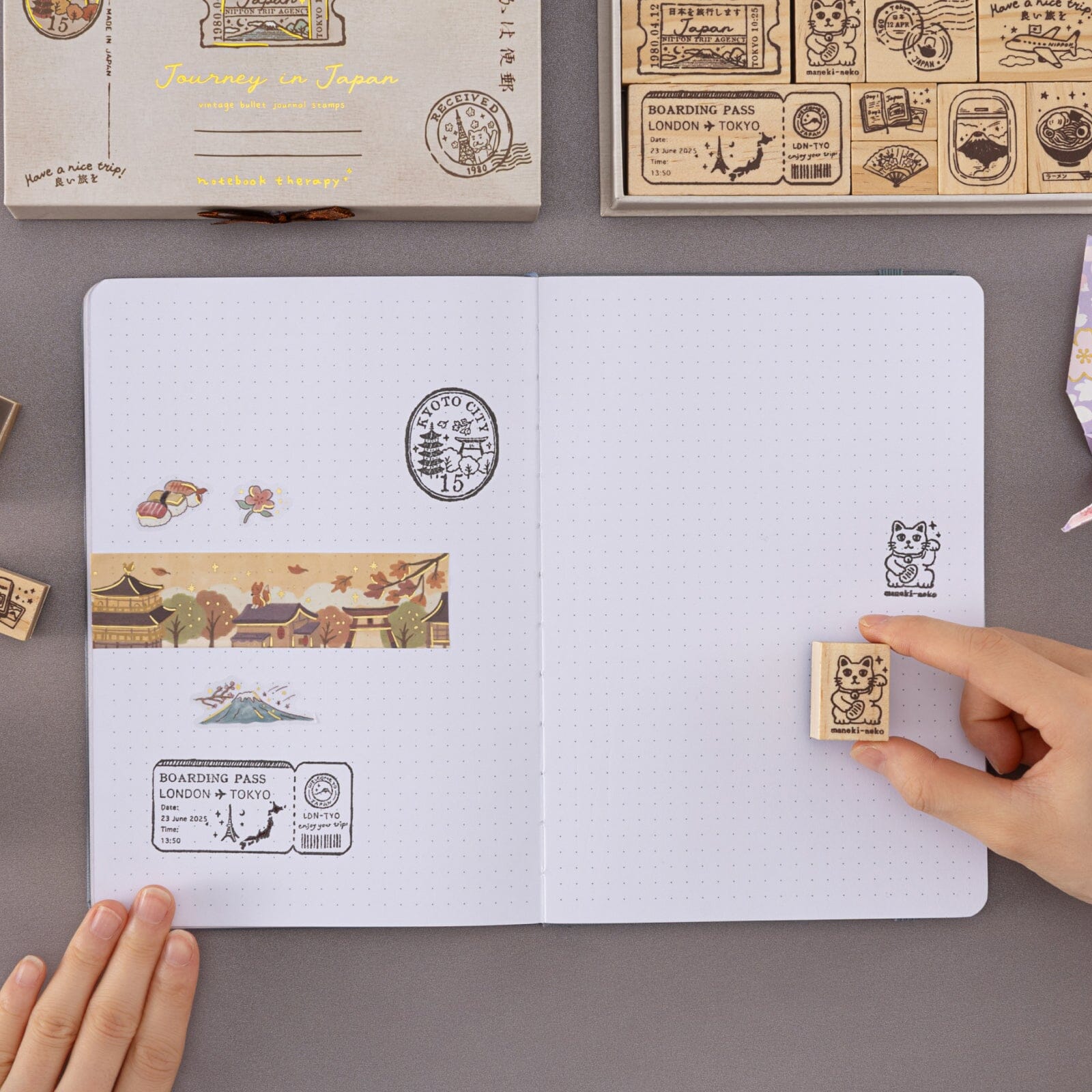 Tsuki ‘Journey in Japan’ Bullet Journal Stamp Set ☾ - Image 11