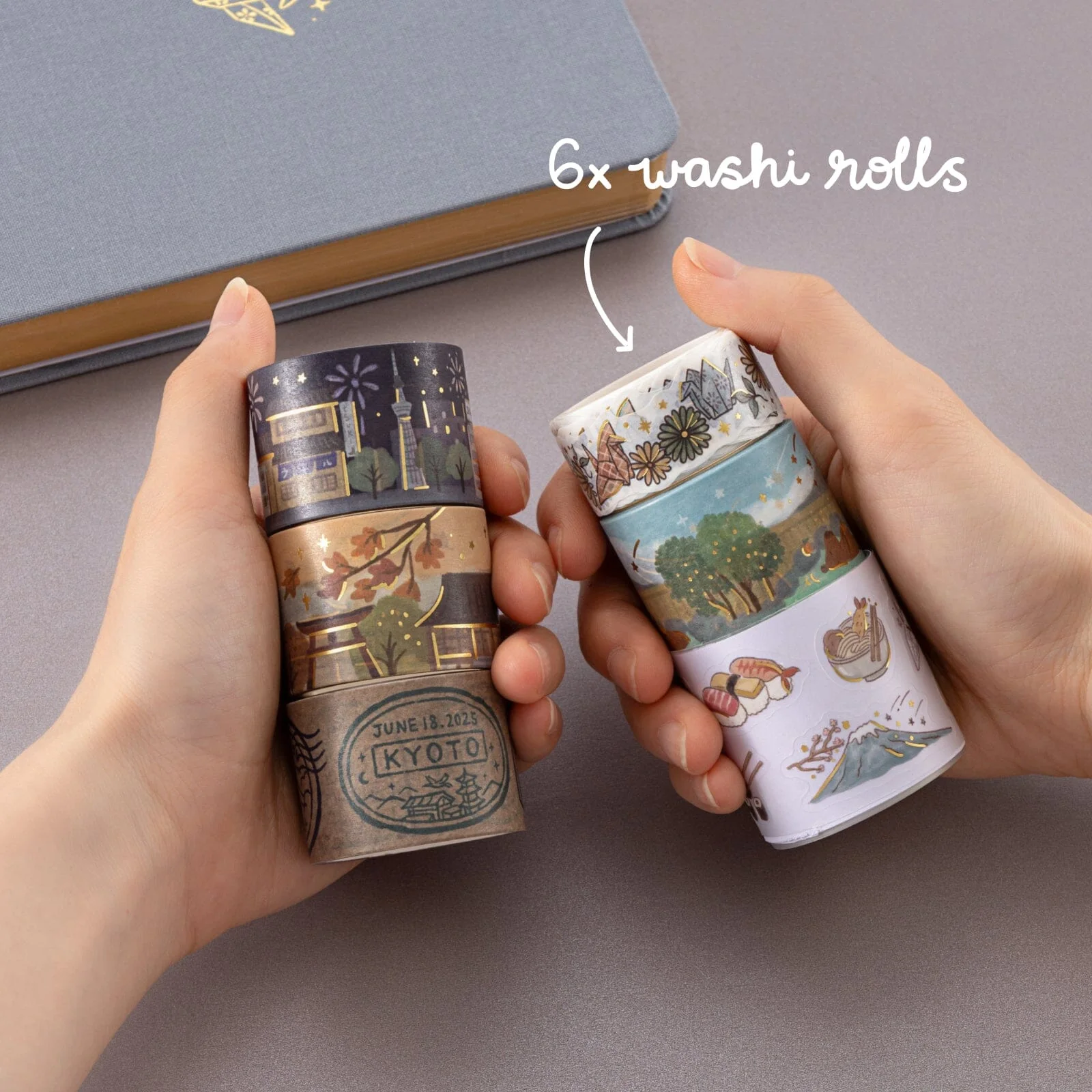 Tsuki ‘Journey in Japan’ Washi Tape Set ☾ - Image 3