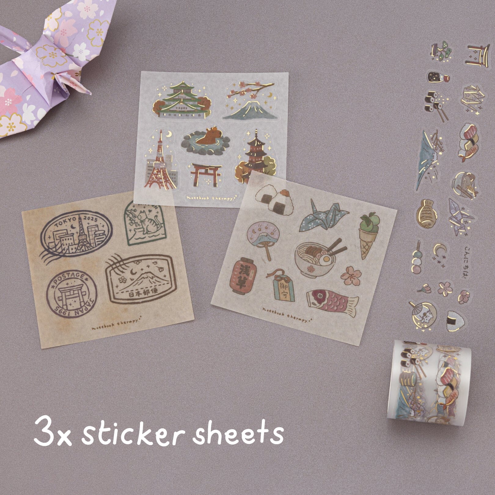 Tsuki ‘Journey in Japan’ Washi Tape Set ☾ - Image 7