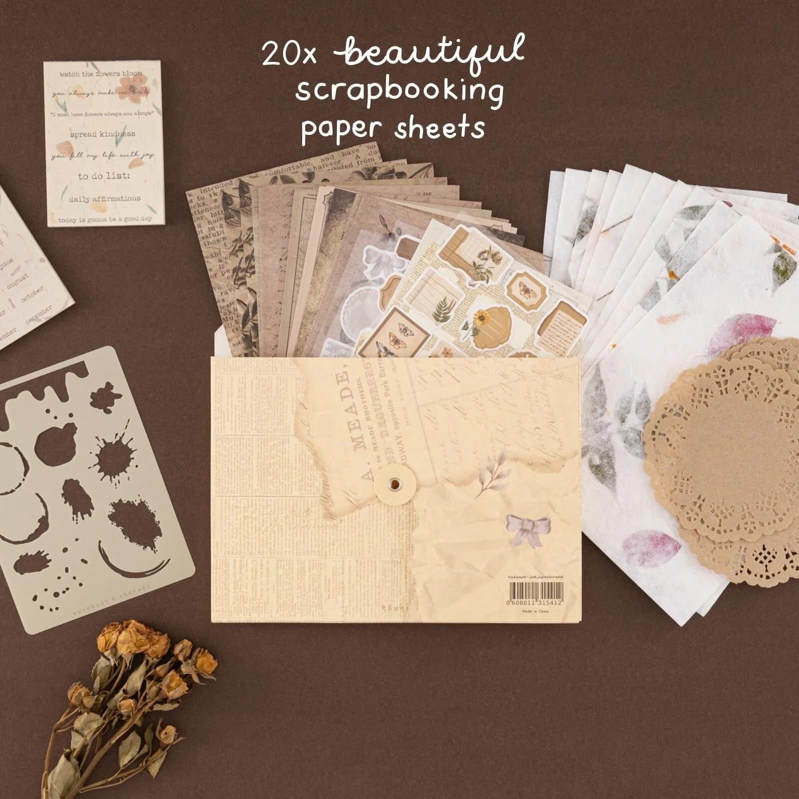 Tsuki ‘Junk Journal’ Scrapbook Bundle Set ☾ - Image 3
