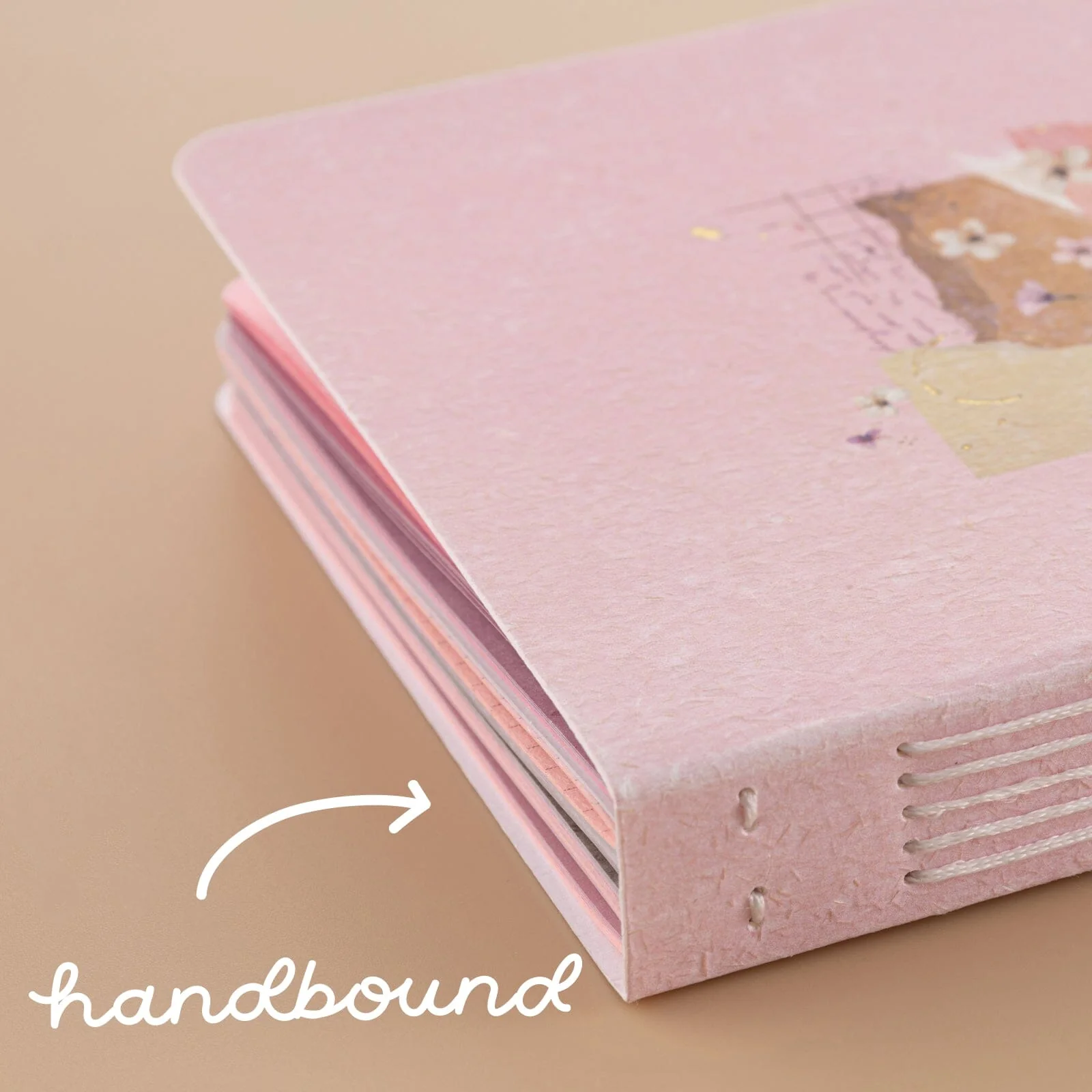 Tsuki Junk Journal Pink Spring Edition Notebook - Image 10