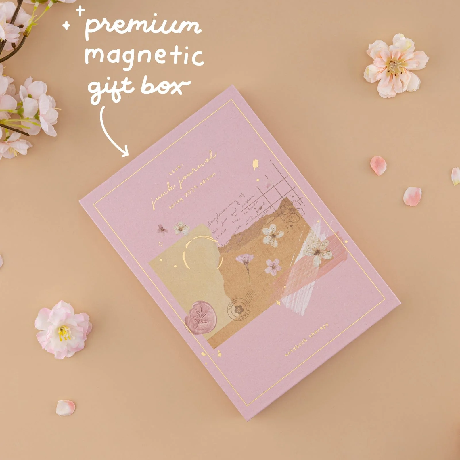 Tsuki Junk Journal Pink Spring Edition Notebook - Image 11