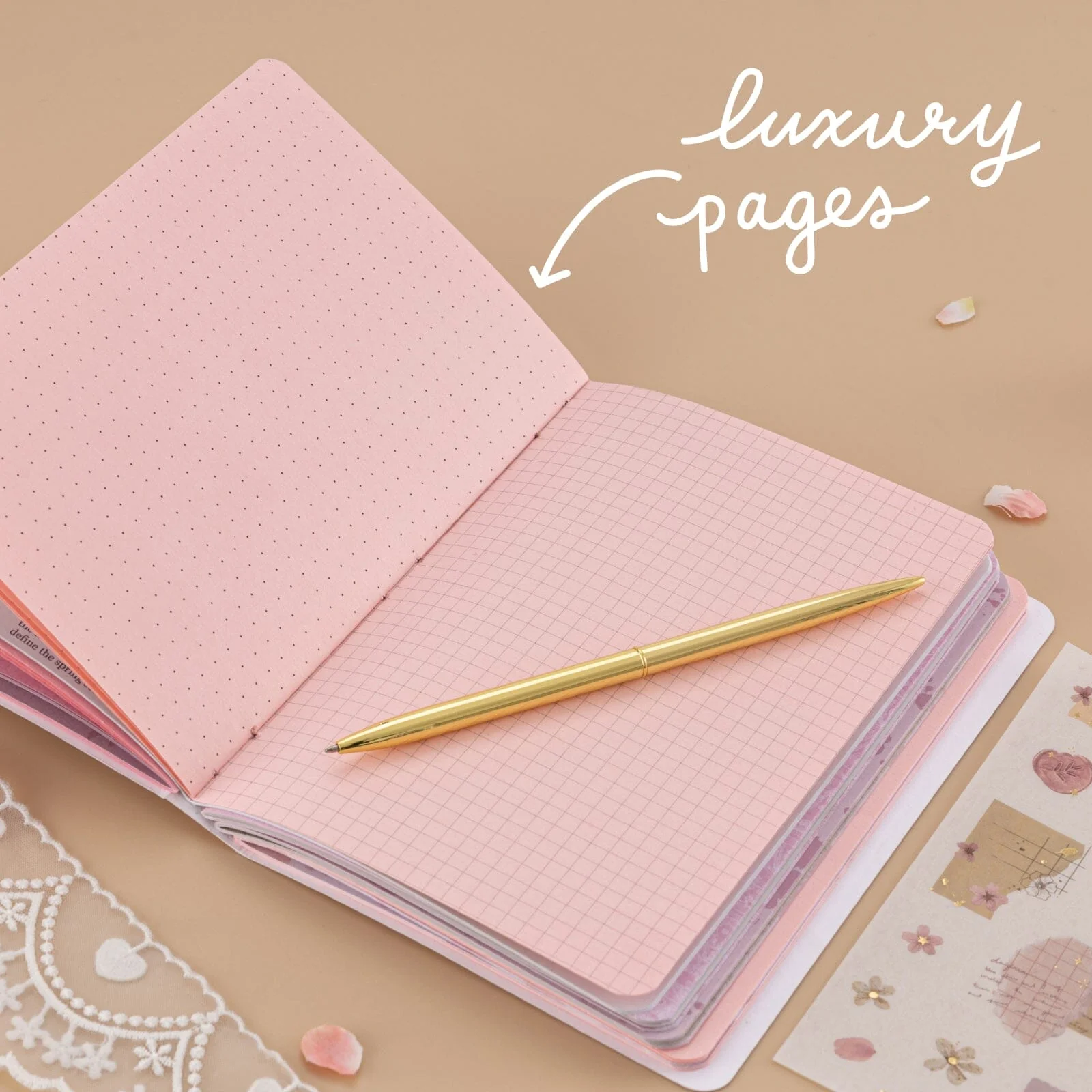 Tsuki Junk Journal Pink Spring Edition Notebook - Image 12