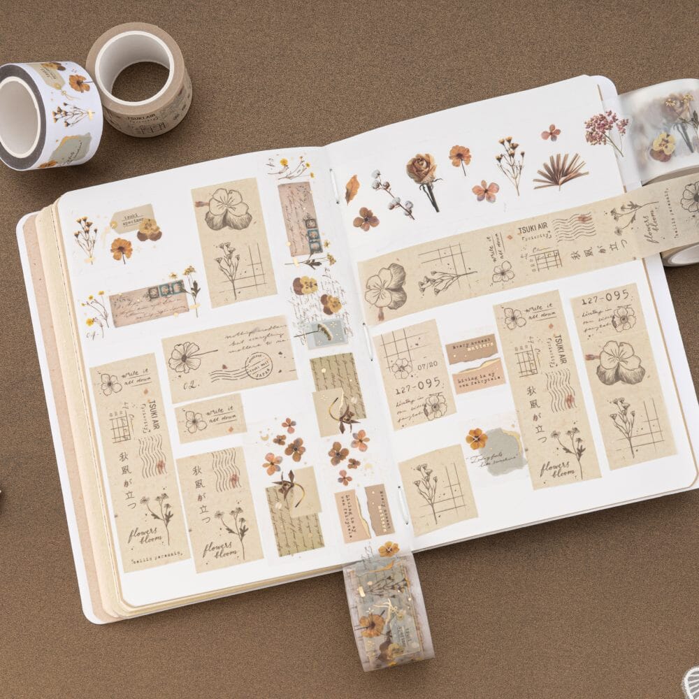 Tsuki ‘Junk Journal’ Washi Tape Set ☾ - Image 10