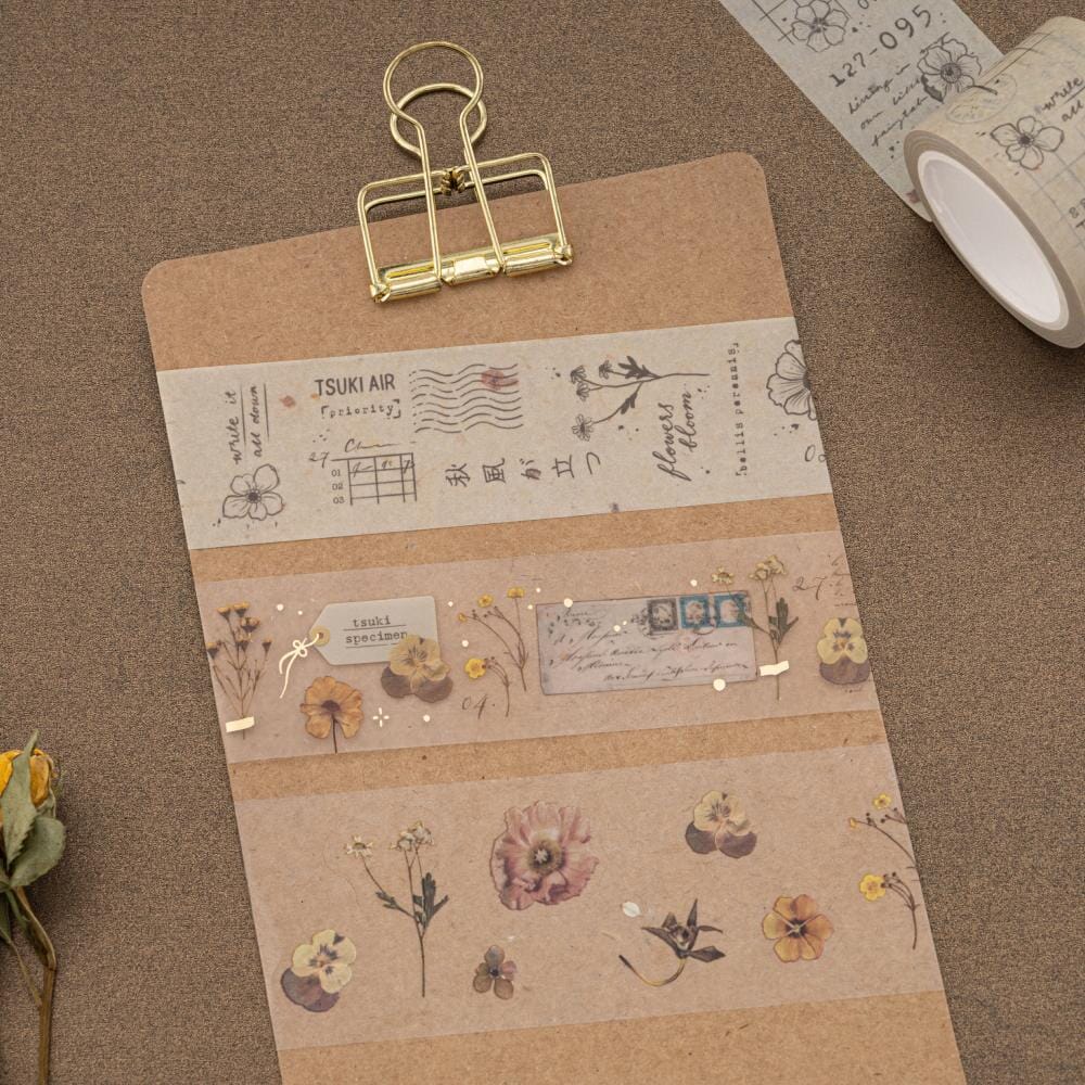 Tsuki ‘Junk Journal’ Washi Tape Set ☾ - Image 13