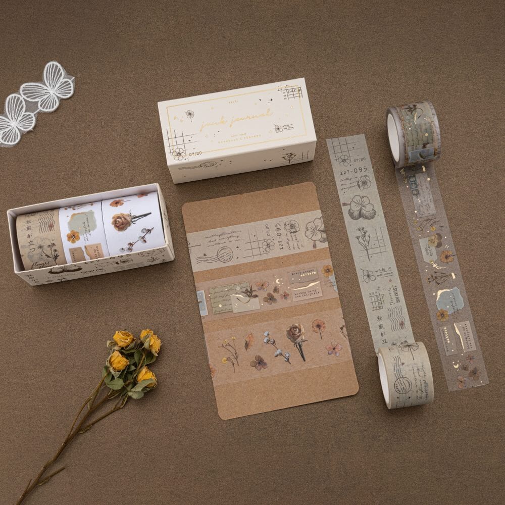 Tsuki ‘Junk Journal’ Washi Tape Set ☾ - Image 15