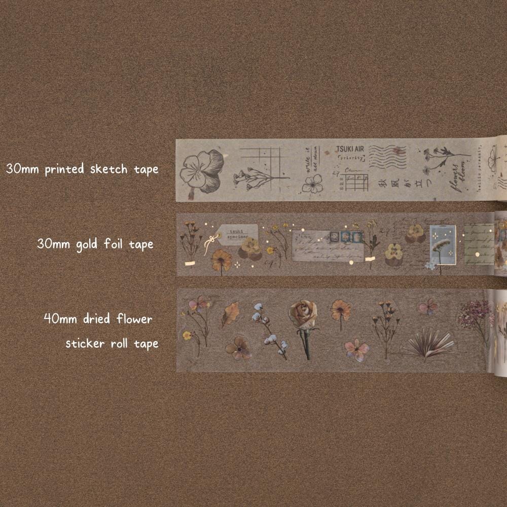 Tsuki ‘Junk Journal’ Washi Tape Set ☾ - Image 6