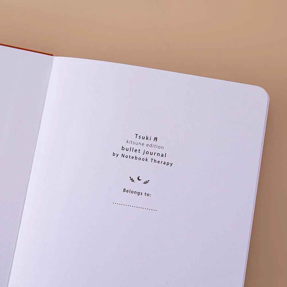 Tsuki ‘Kitsune’ Limited Edition Fox Bullet Journal ☾ - Image 4