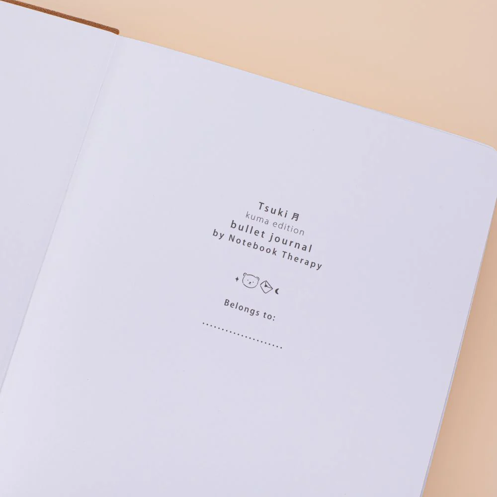 Tsuki ‘Kuma’ Limited Edition Bear Bullet Journal ☾ - Image 5