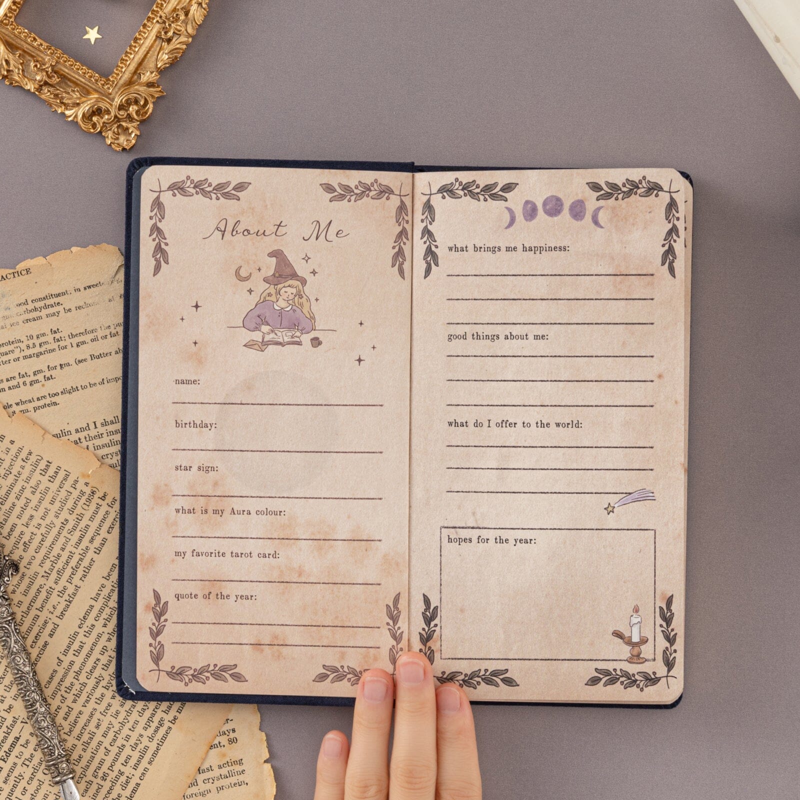 Tsuki ‘La Lune’ Collector's Edition Moon Planner Travel Notebook ☾ - Image 4