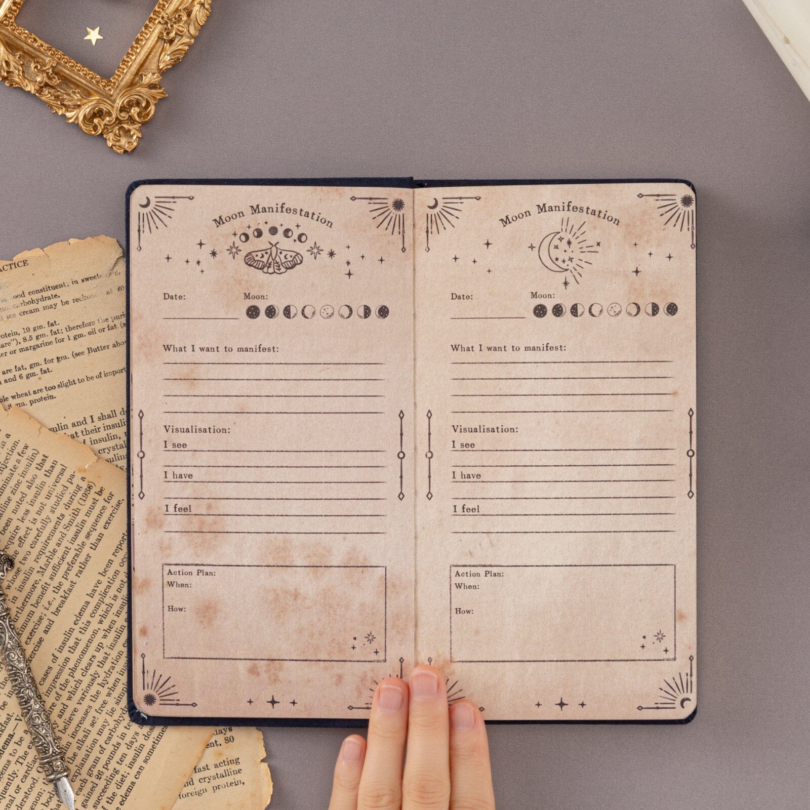 Tsuki ‘La Lune’ Collector's Edition Moon Planner Travel Notebook ☾ - Image 5