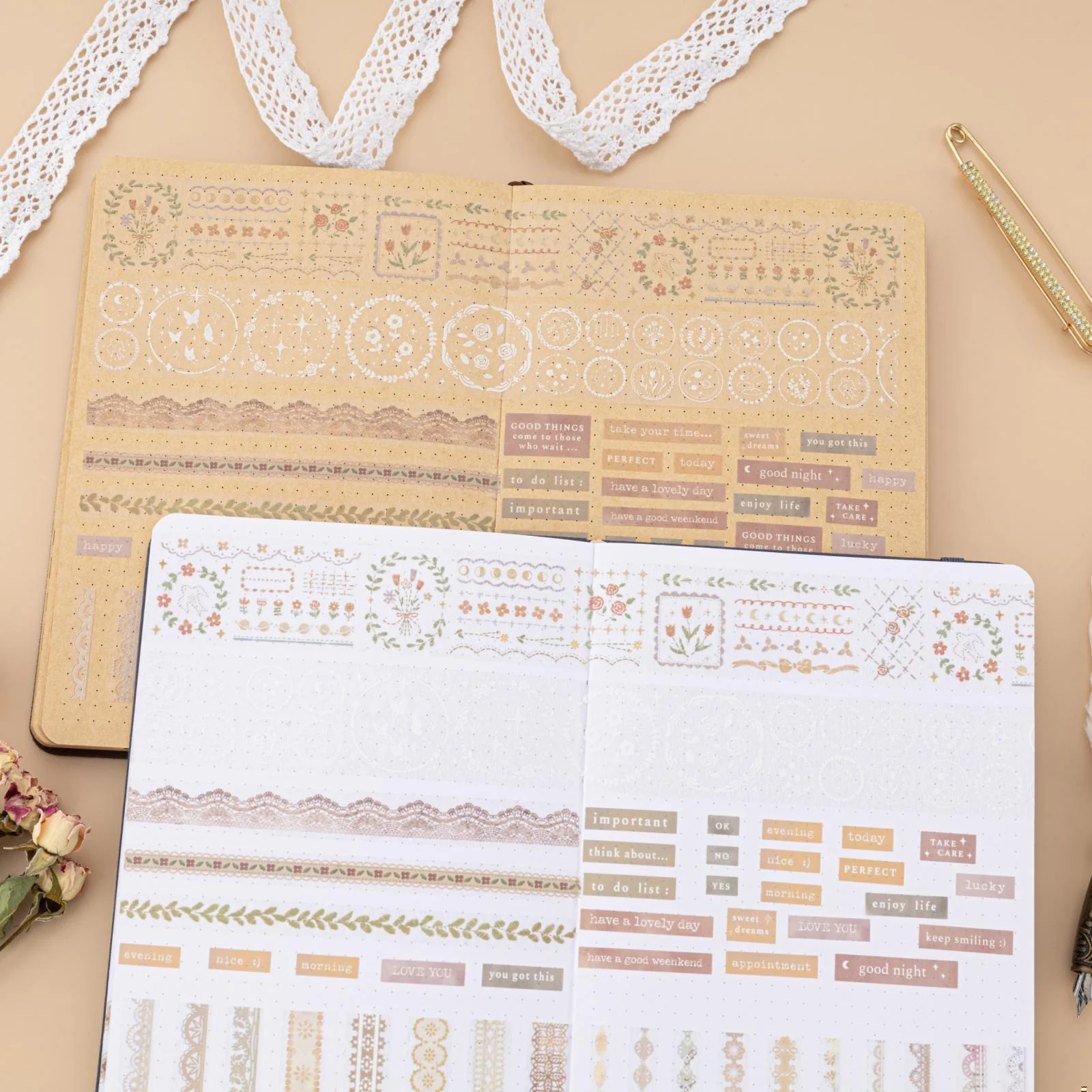 Tsuki ‘Lace Dreams’ Washi Tape Set ☾ - Image 11