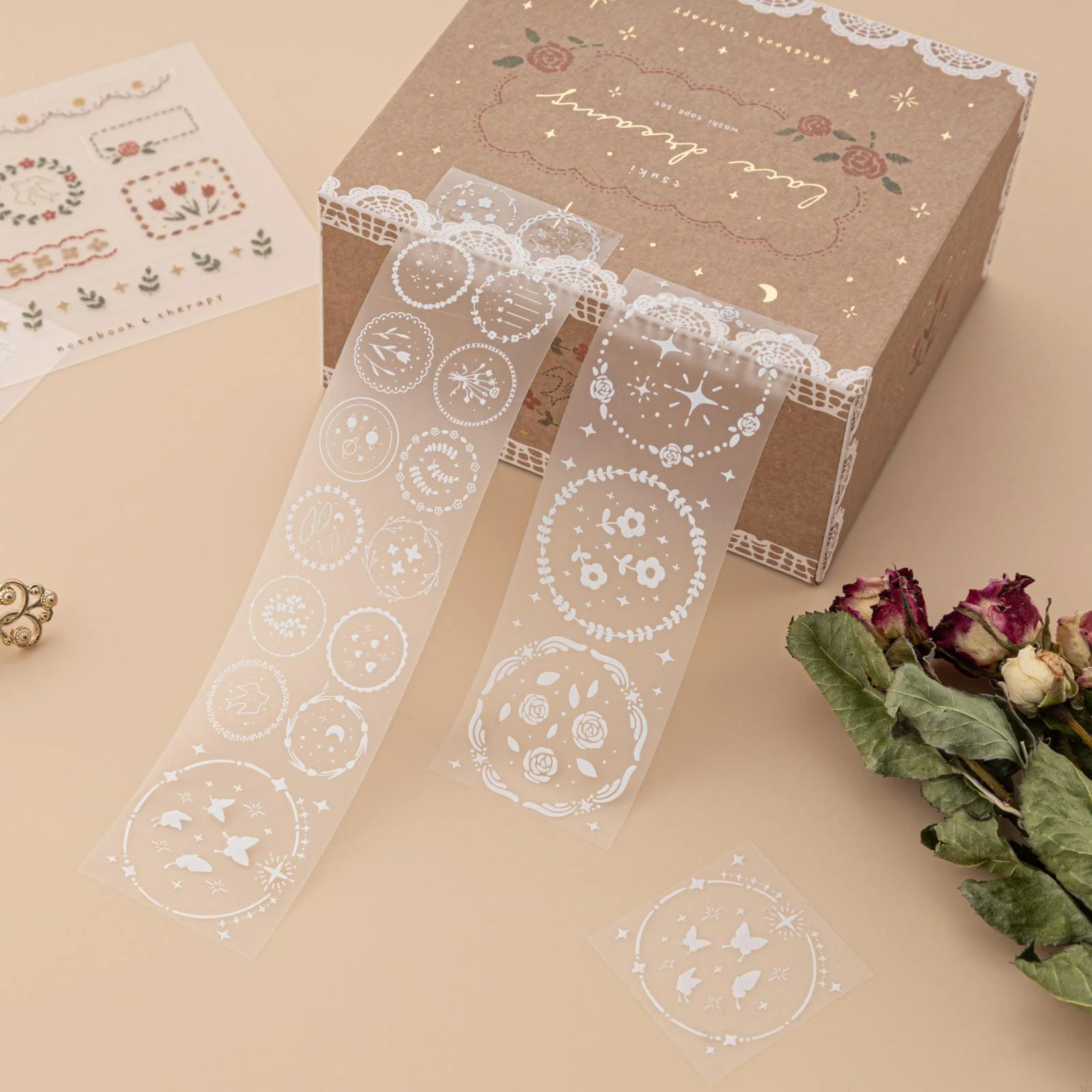 Tsuki ‘Lace Dreams’ Washi Tape Set ☾ - Image 13