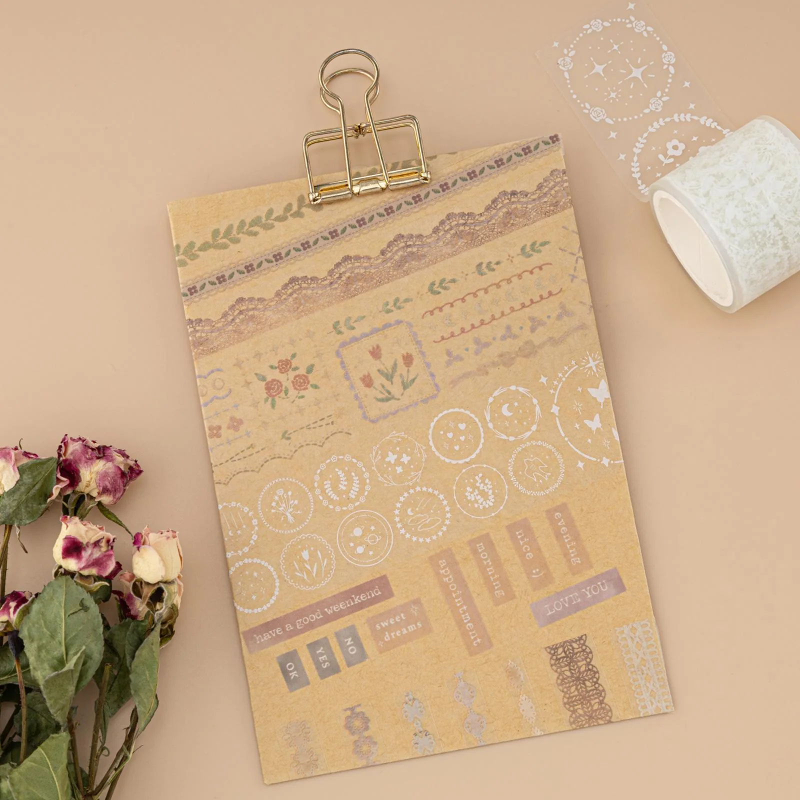 Tsuki ‘Lace Dreams’ Washi Tape Set ☾ - Image 15