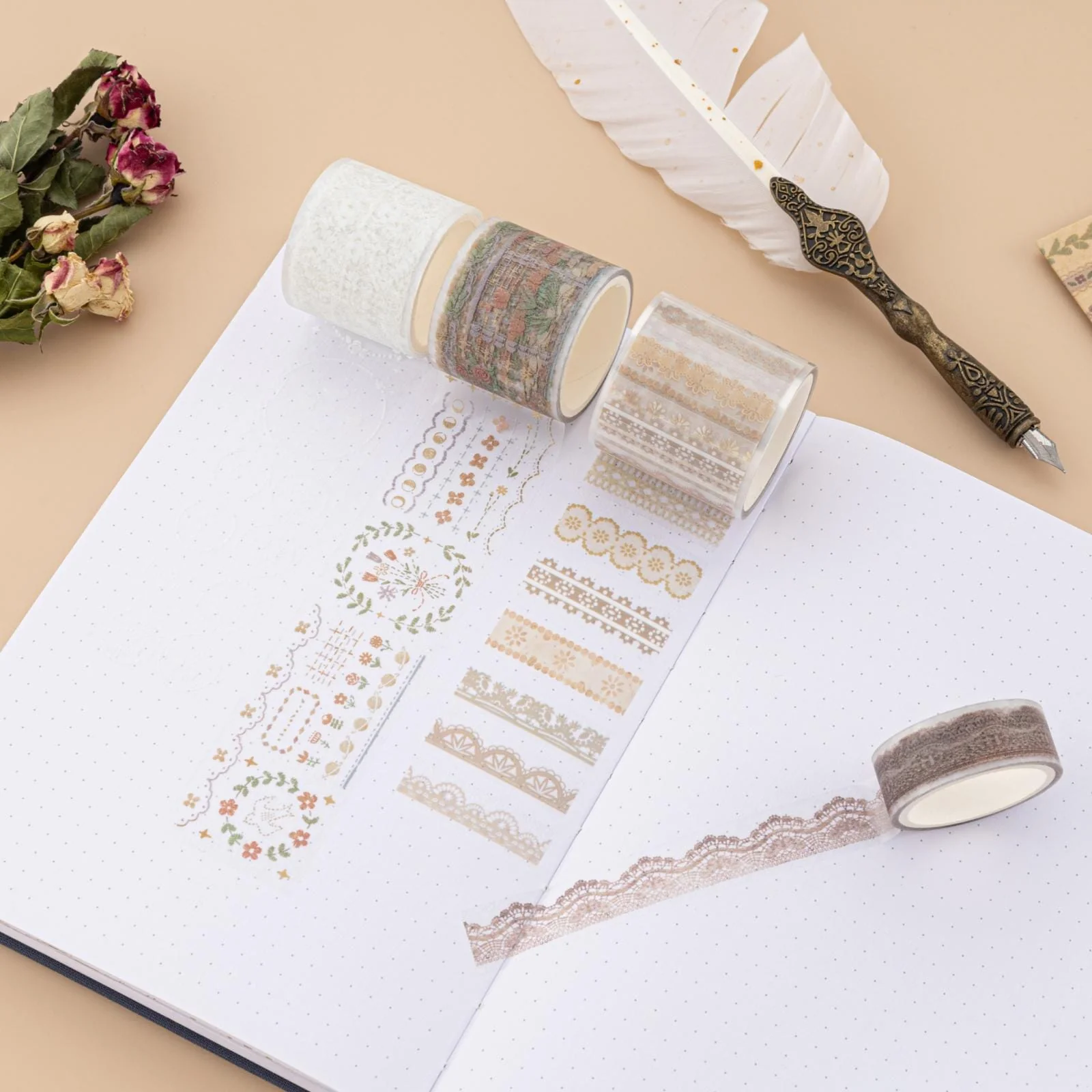 Tsuki ‘Lace Dreams’ Washi Tape Set ☾ - Image 16