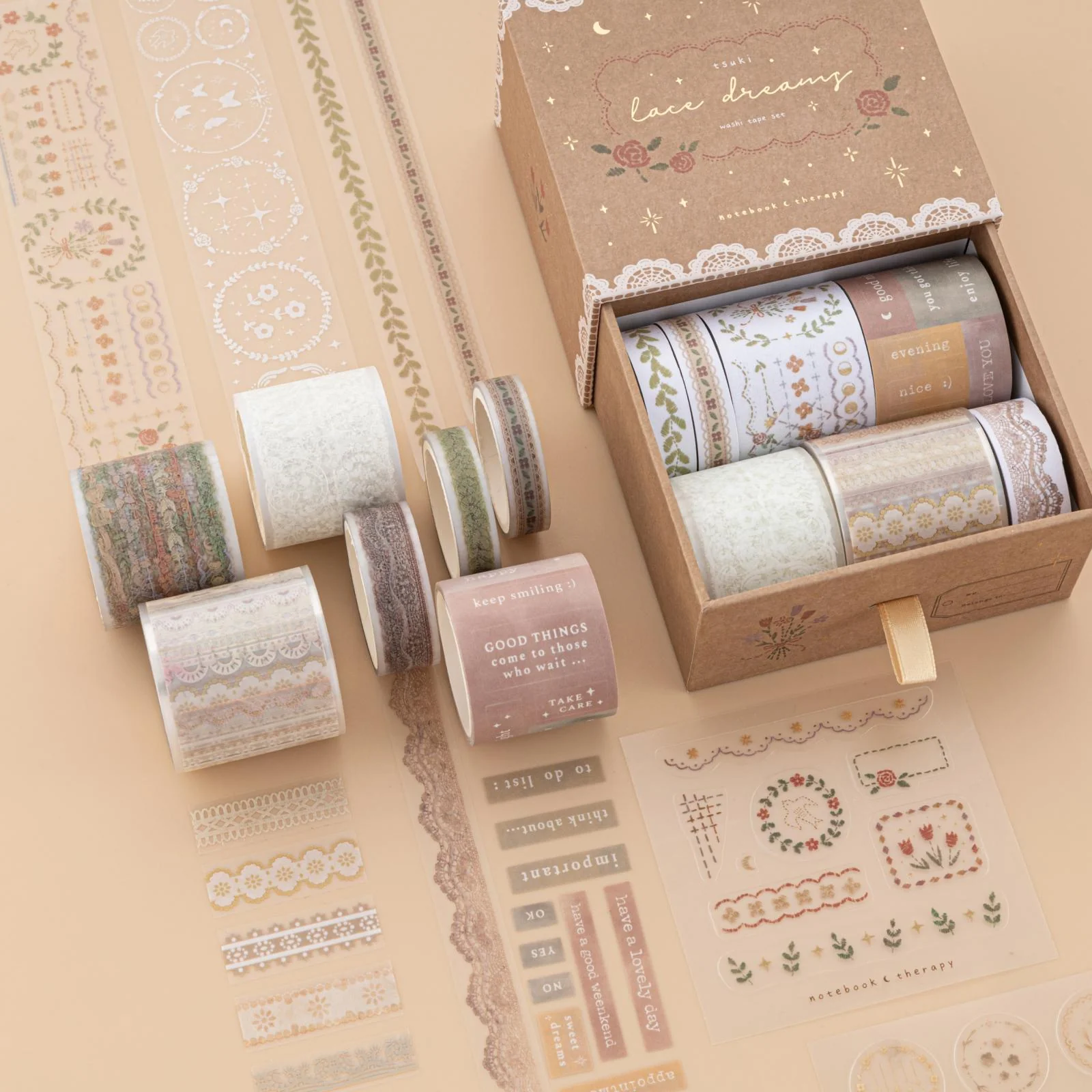 Tsuki ‘Lace Dreams’ Washi Tape Set ☾ - Image 17