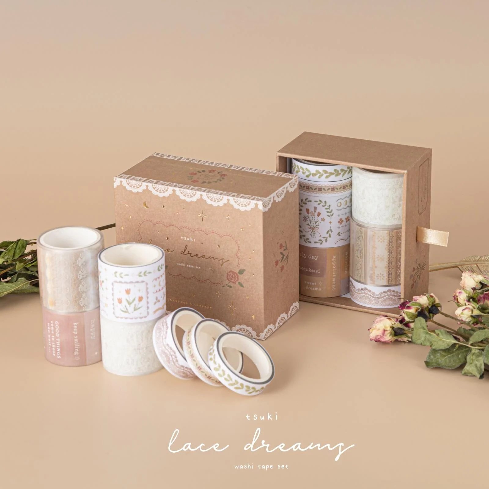 Tsuki ‘Lace Dreams’ Washi Tape Set ☾ - Image 20