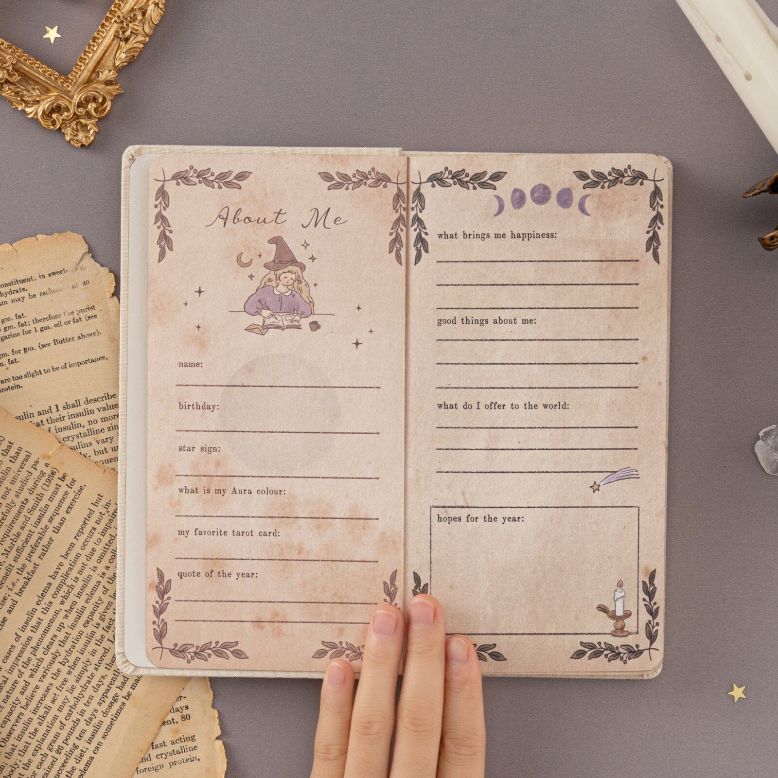 Tsuki ‘Le Soleil’ Collector's Edition Moon Planner Travel Notebook ☾ - Image 5