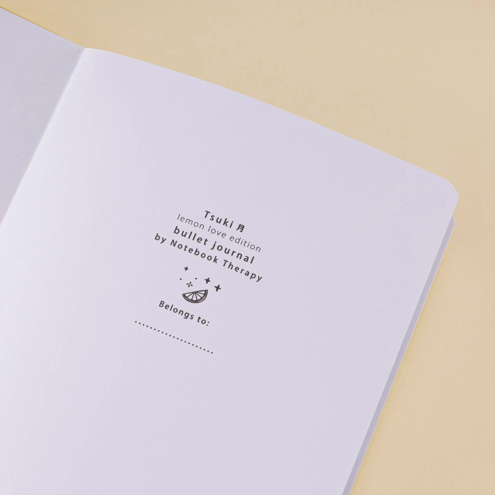 Tsuki ‘Lemon Love’ Limited Edition Bullet Journal ☾ - Image 5