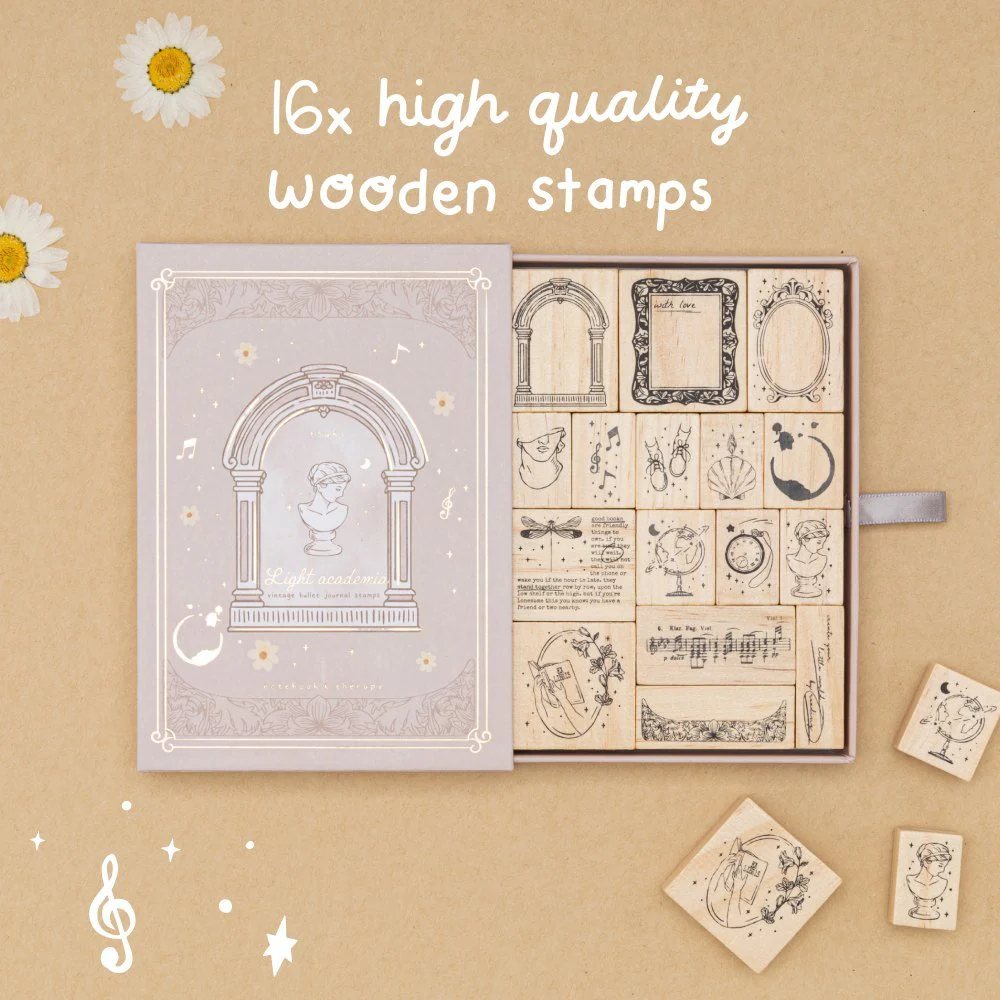 Tsuki ‘Light Academia’ Stamp Set ☾ - Image 3