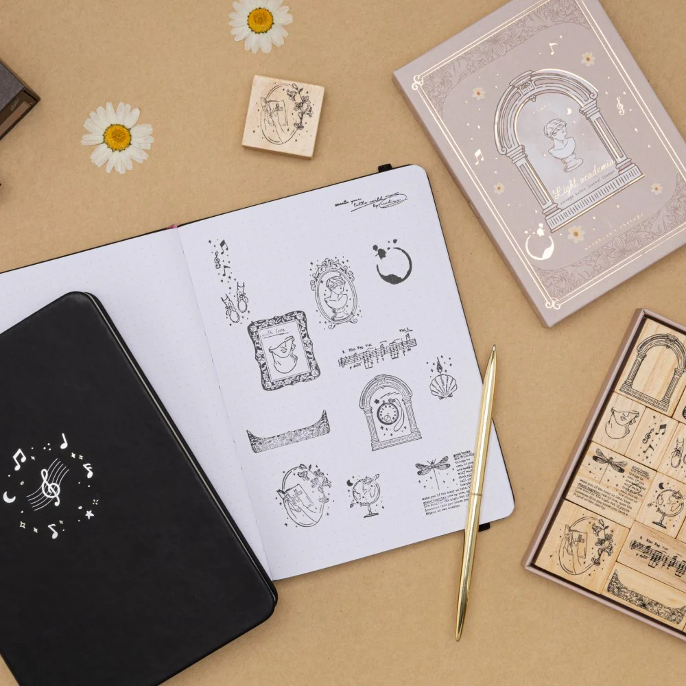 Tsuki ‘Light Academia’ Stamp Set ☾ - Image 9