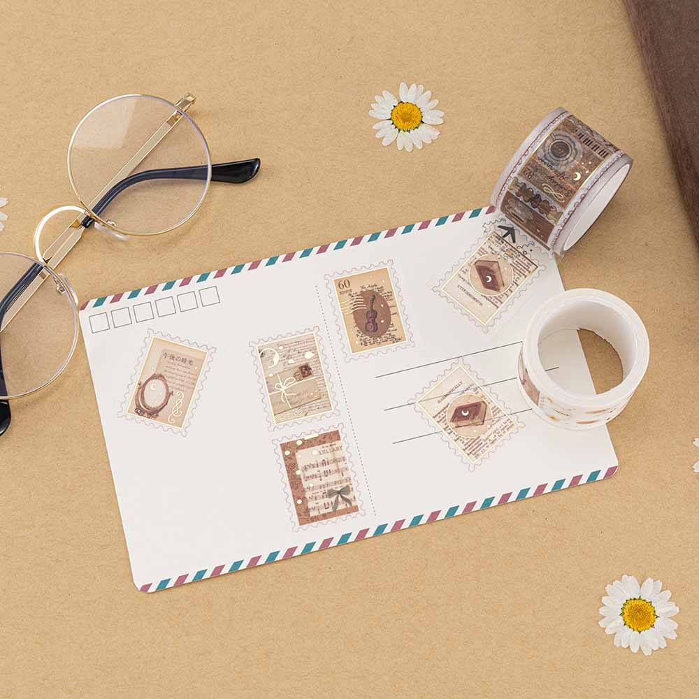 Tsuki ‘Light Academia’ Washi Tape Set ☾ - Image 11