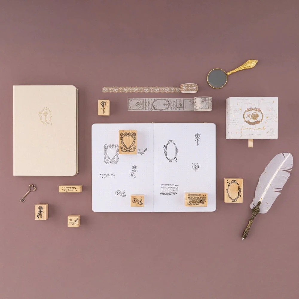 Tsuki ‘Love Lock’ Bullet Journal Stamp Set ☾ - Image 11